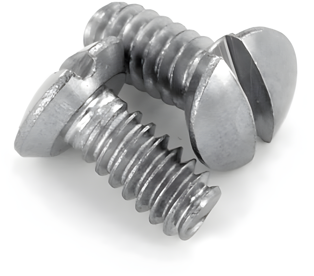 Stainless Steel Oval Head Milled Slot Wallplate Screws