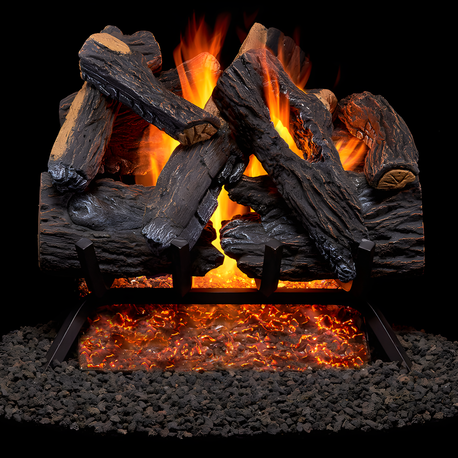 Heartland Oak 18" Vented Natural Gas Fireplace Log Set