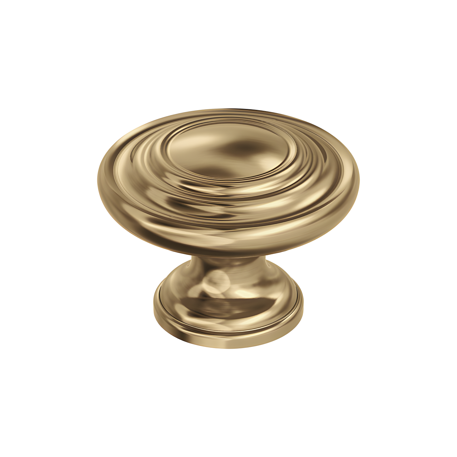 Champagne Bronze 1-3/4" Traditional Round Cabinet Knob