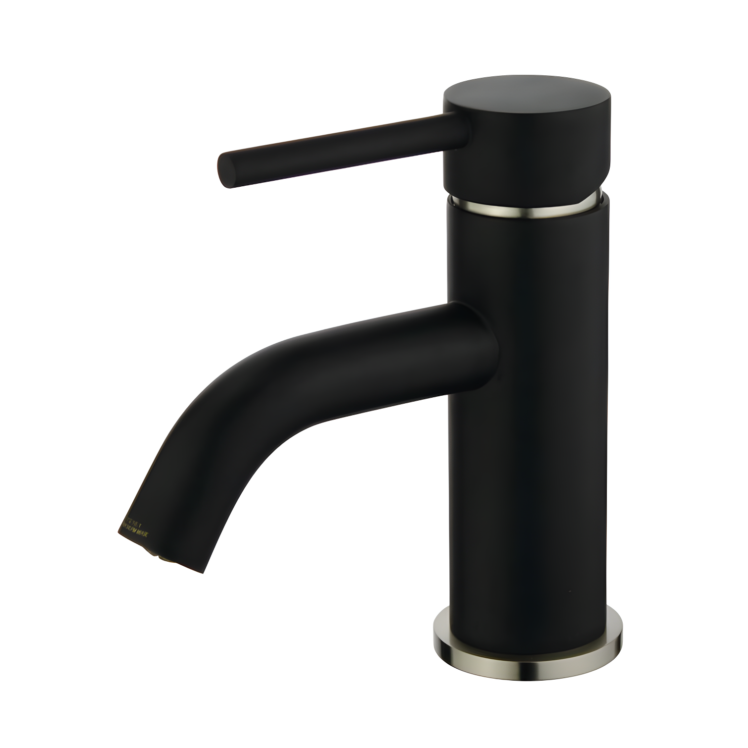 Concord Sleek Nickel Single-Hole Modern Bathroom Faucet