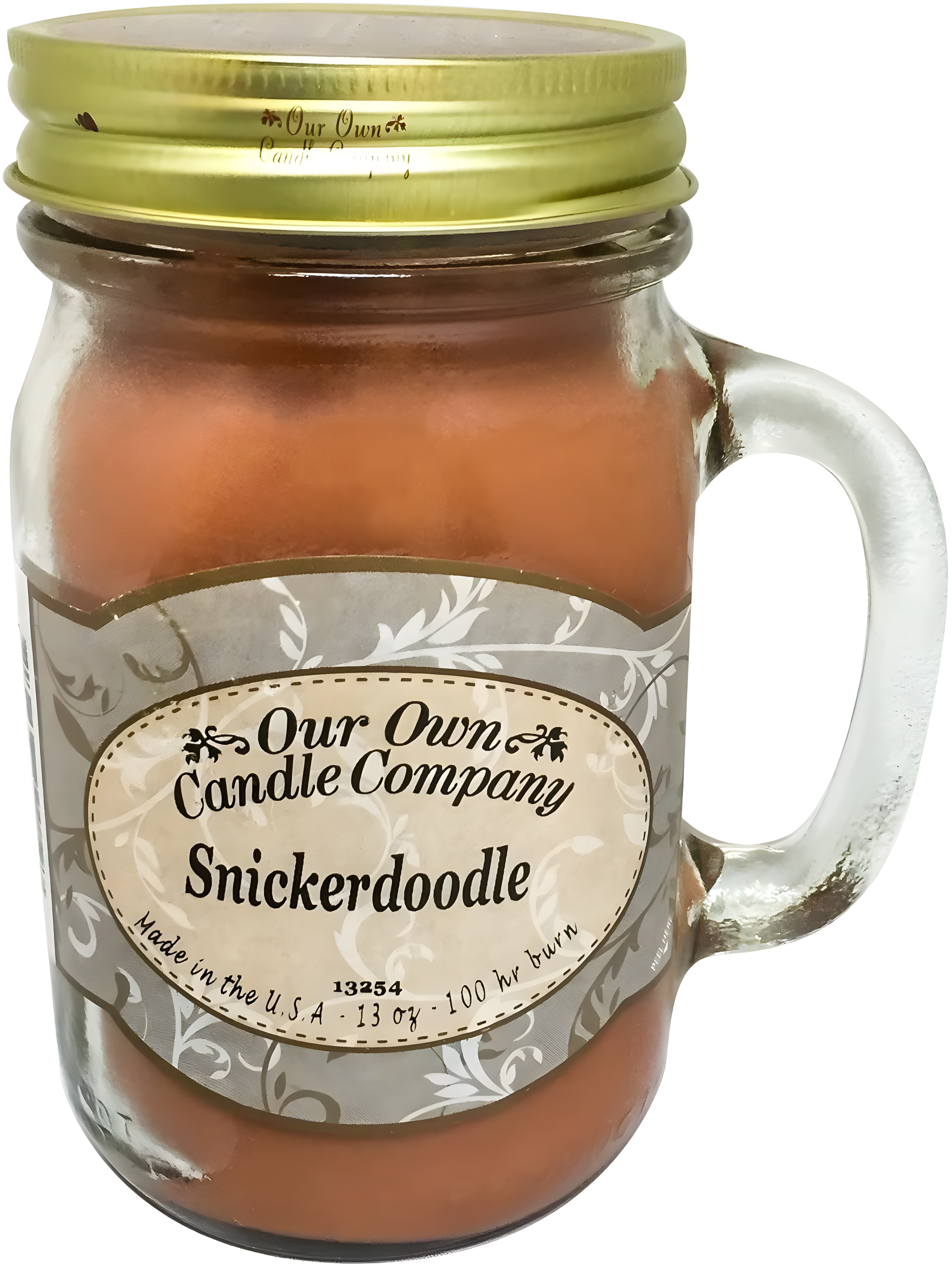 Snickerdoodle Scented 13 oz Rustic Soy Jar Candle