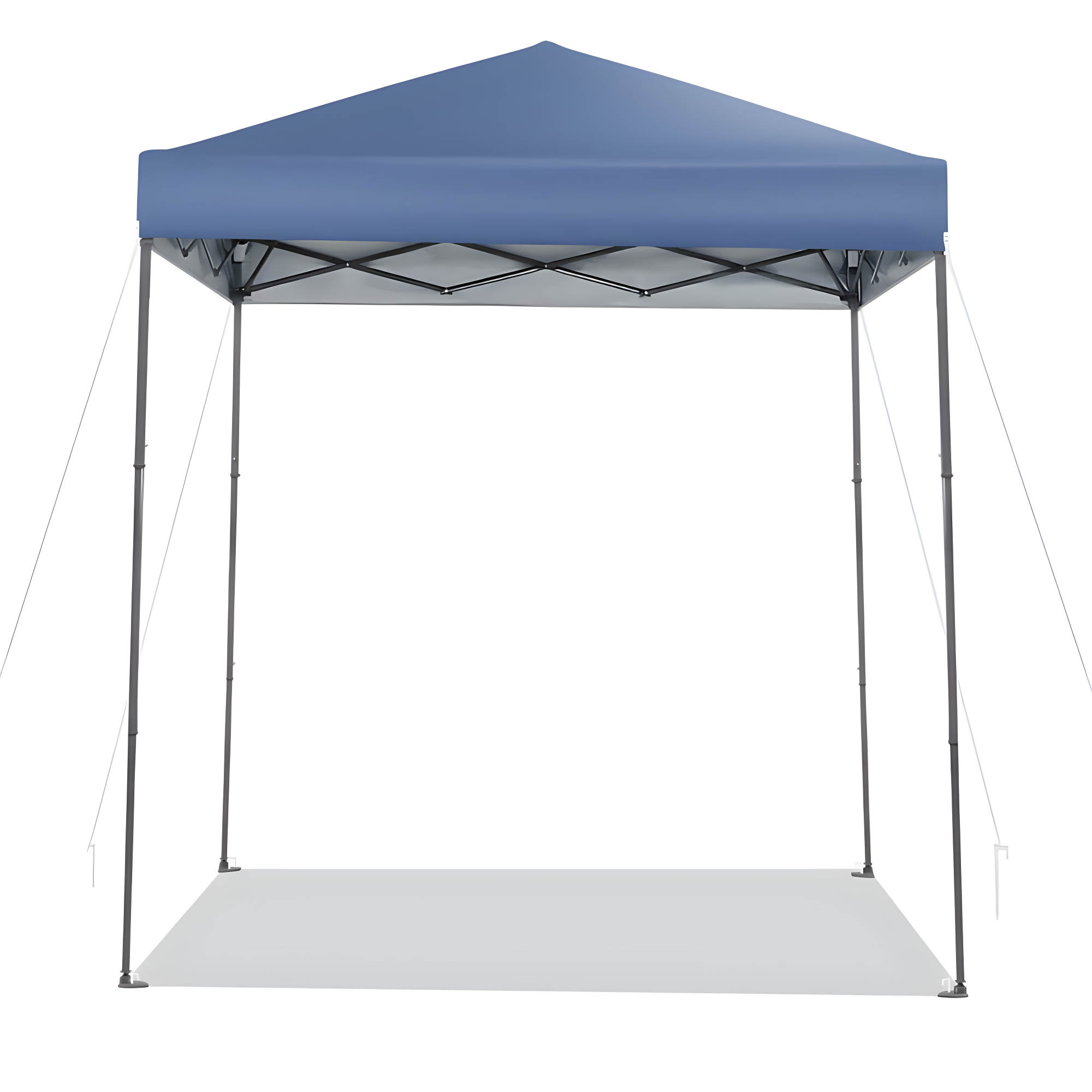 Blue 6.6 x 6.6 Feet Outdoor Pop-Up Canopy Tent with UPF 50+ Sun Protection