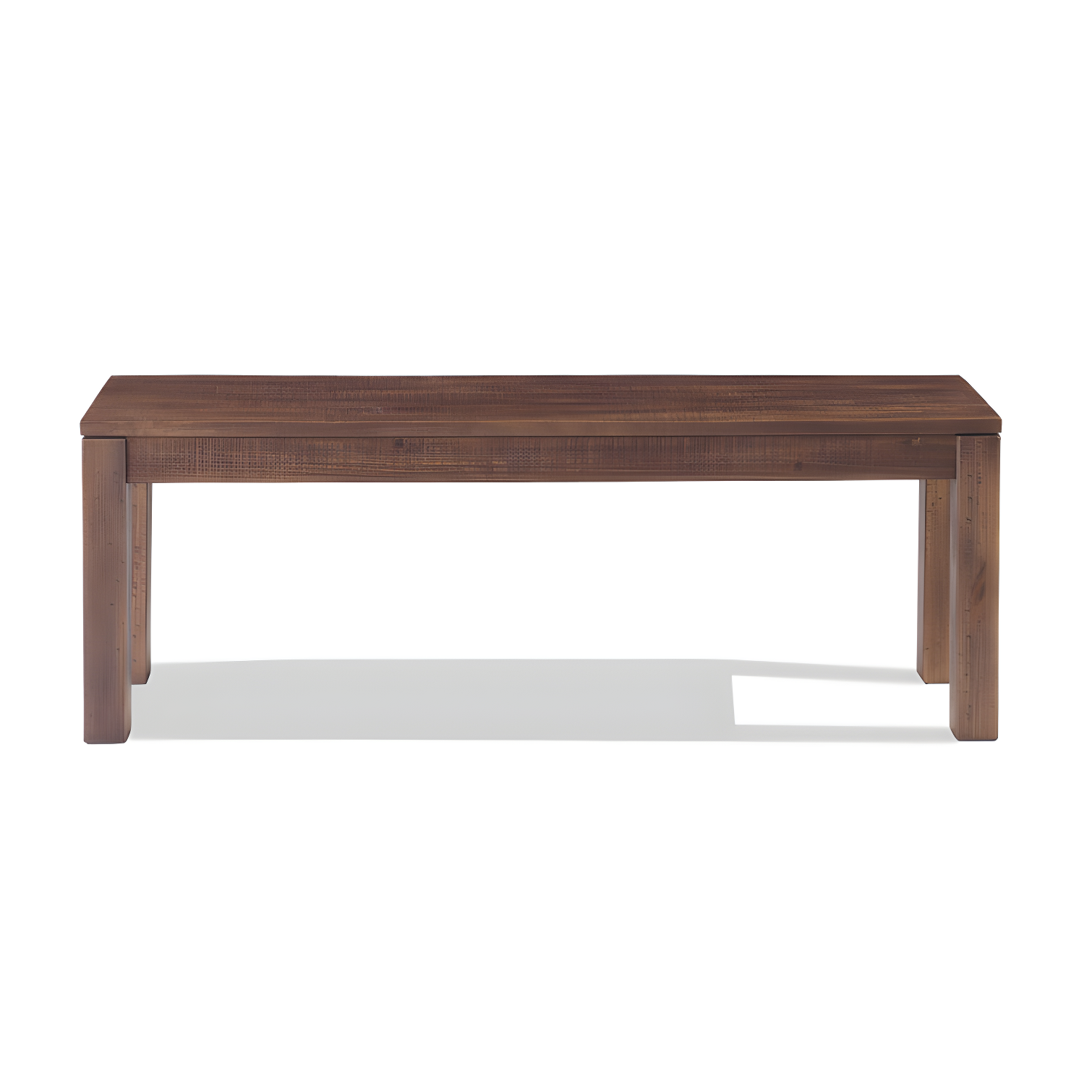 Montauk Rustic Walnut Solid Wood Bench