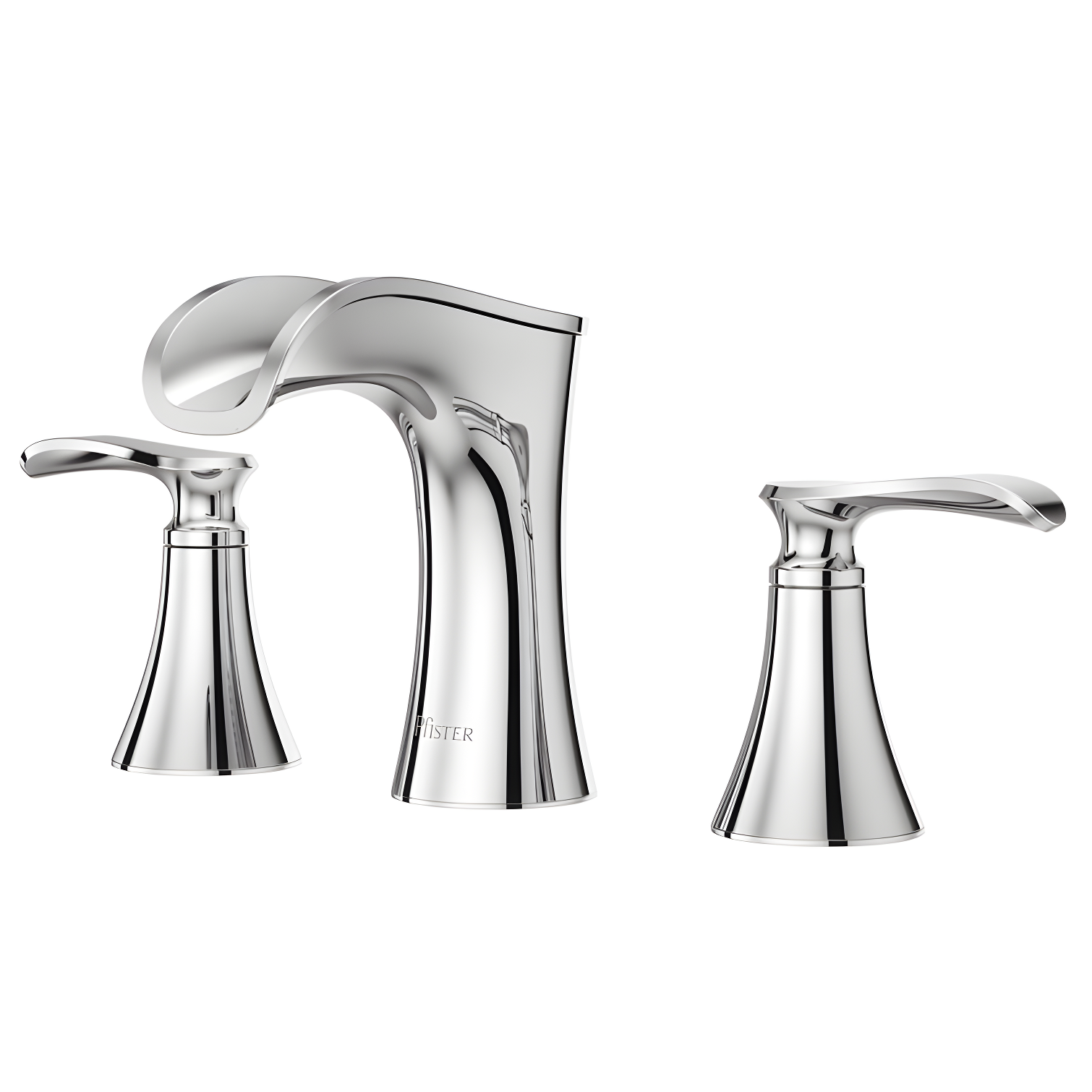 Jaida Polished Chrome 2-Handle Widespread Bathroom Faucet