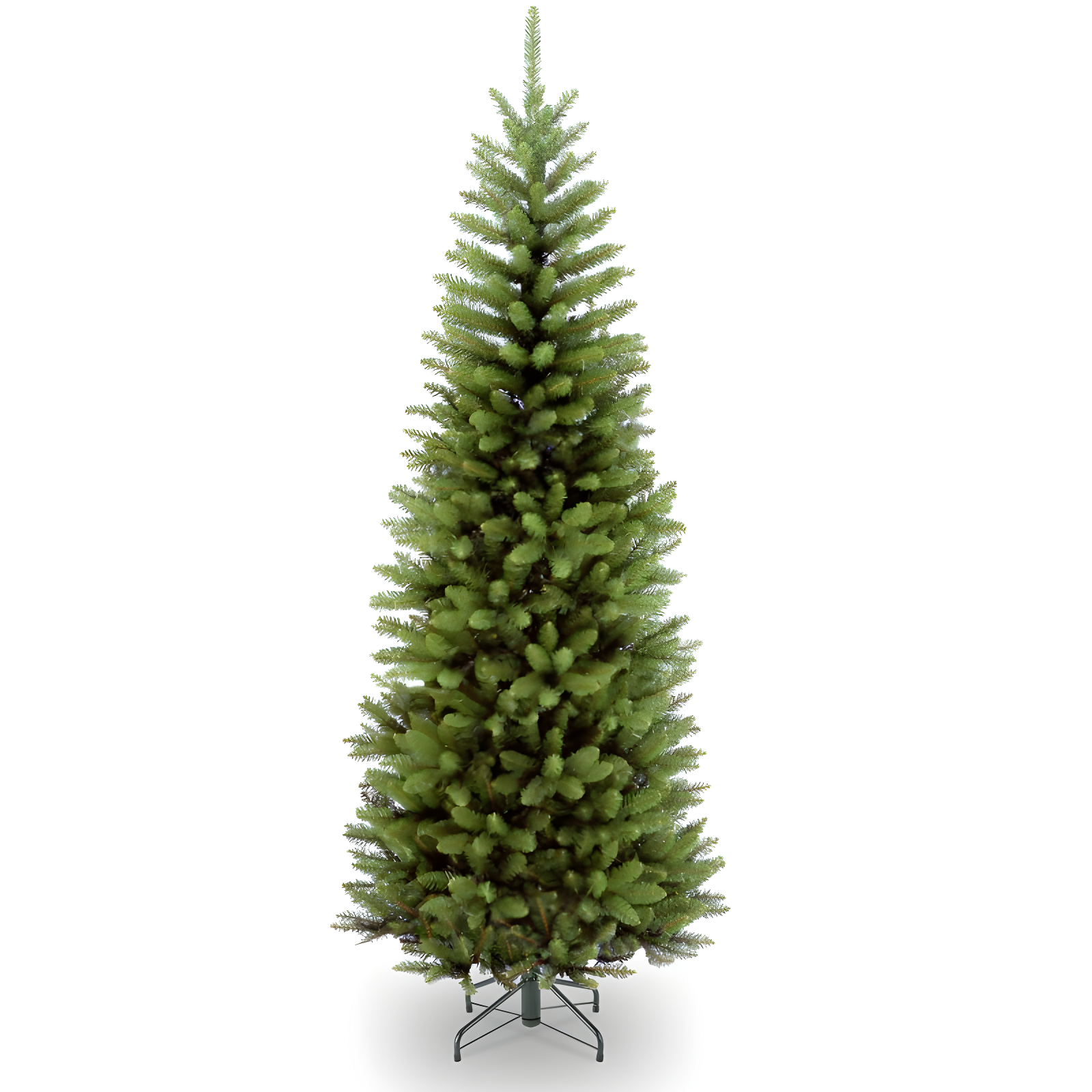 Kingswood 6' Green Fir Slim Artificial Christmas Tree with Lights