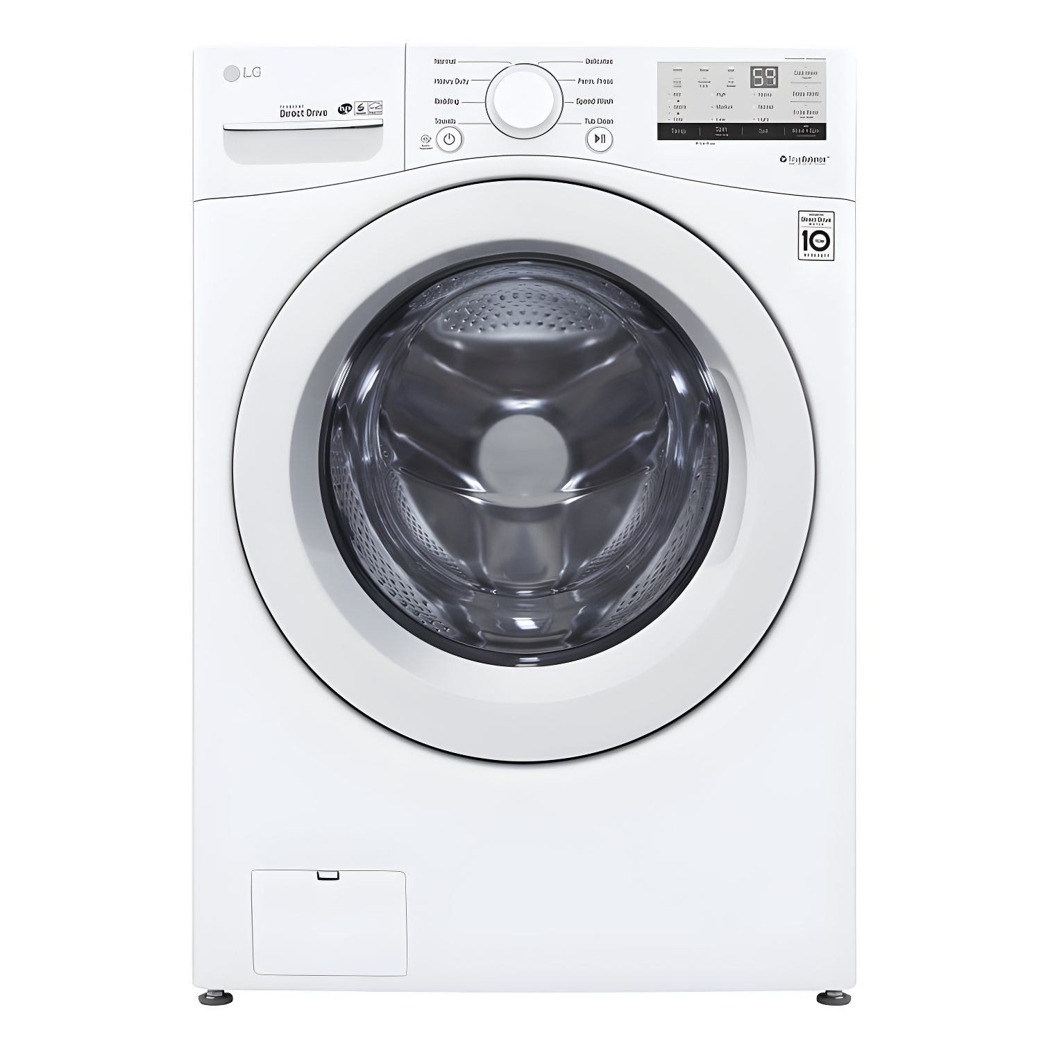 4.5 Cu. Ft. White High Efficiency Stackable Front Load Washer