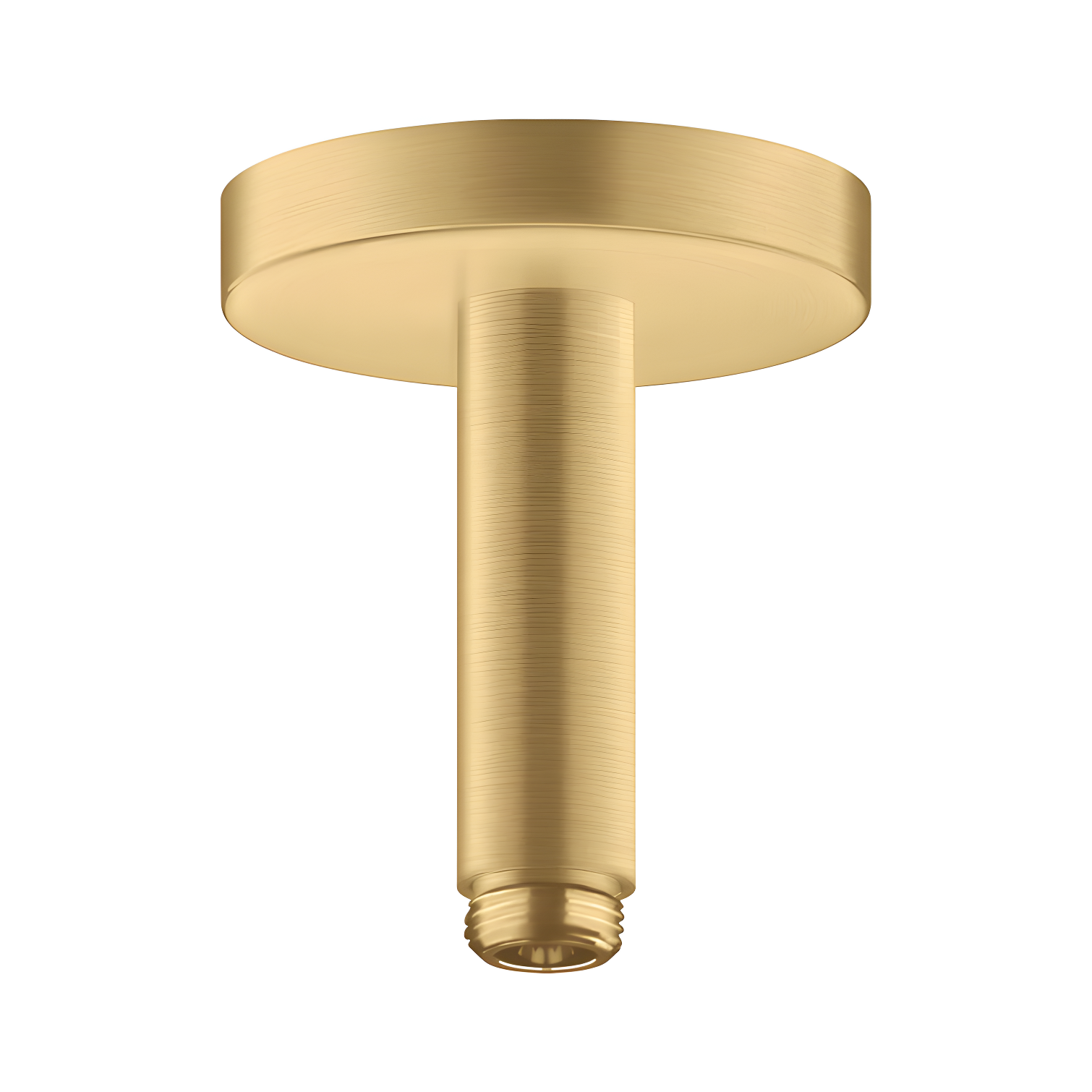 Brushed Gold Optic 4-Inch Ceiling Mount Shower Extension Pipe