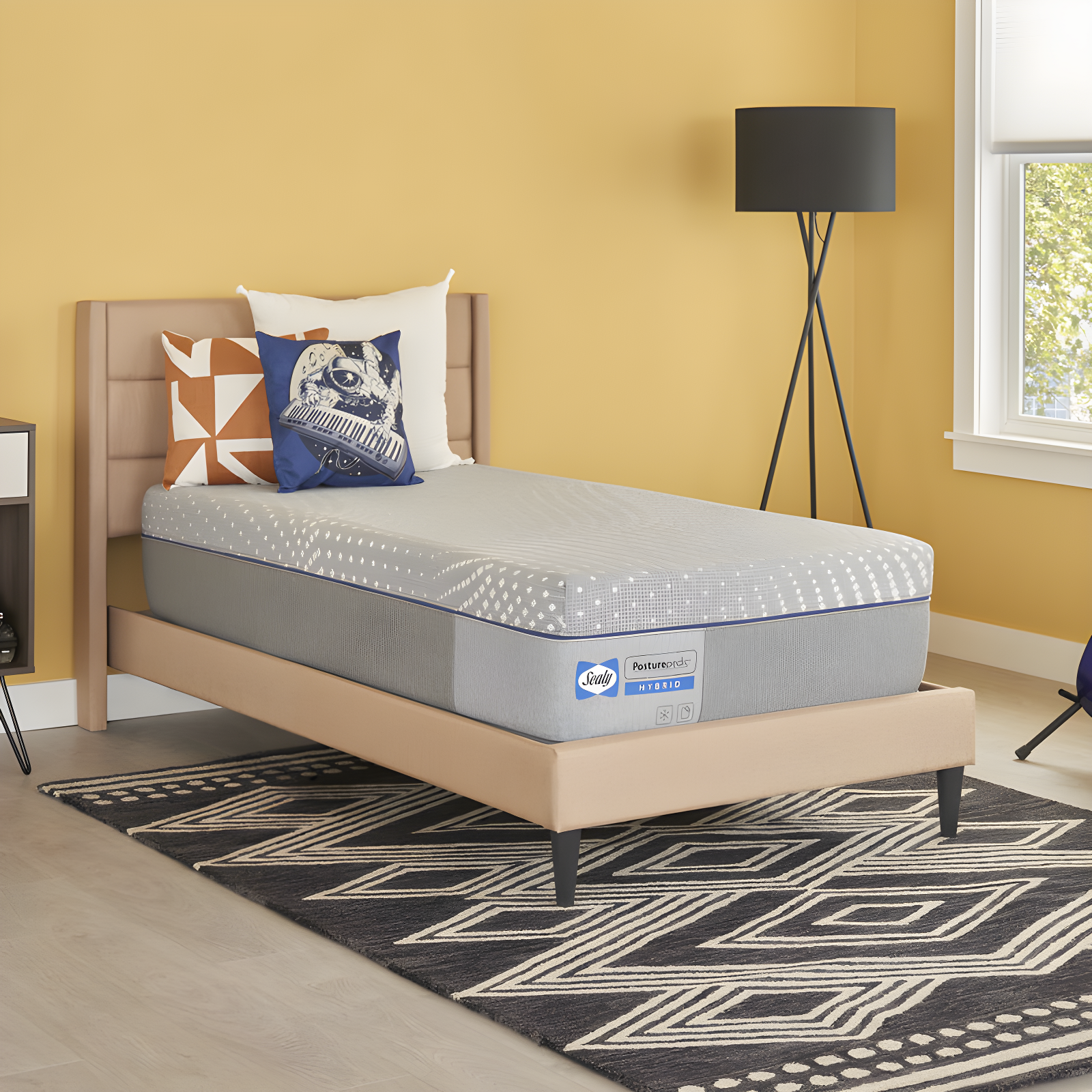 Twin 13" Firm Hybrid Mattress with Gel Memory Foam