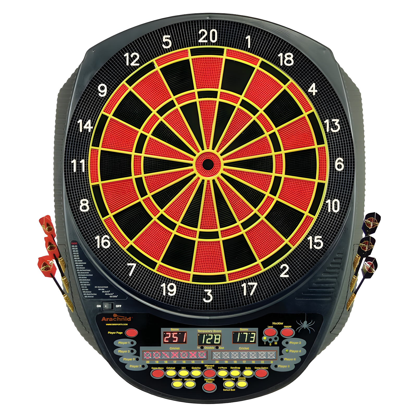 Arachnid 15.5" Tournament-Size Electronic Dartboard with LED Display