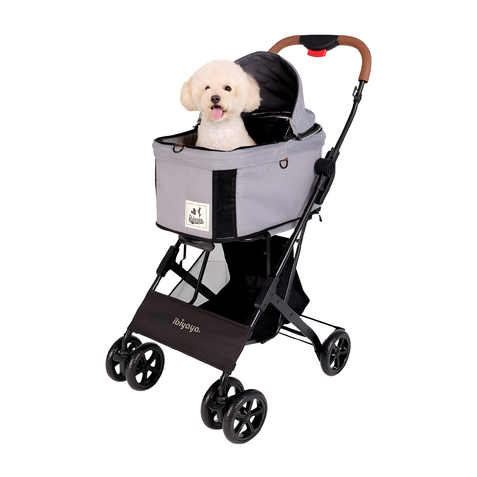 Nimbus Gray 3-in-1 Pet Stroller, Carrier, and Car Seat