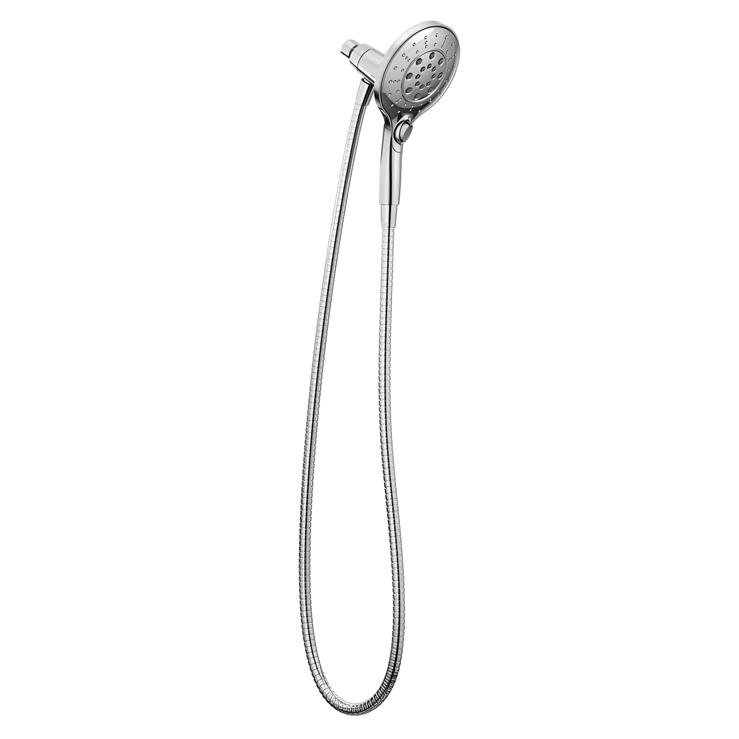 Chrome Multi-Function Handheld Shower Head with Magnetic Dock