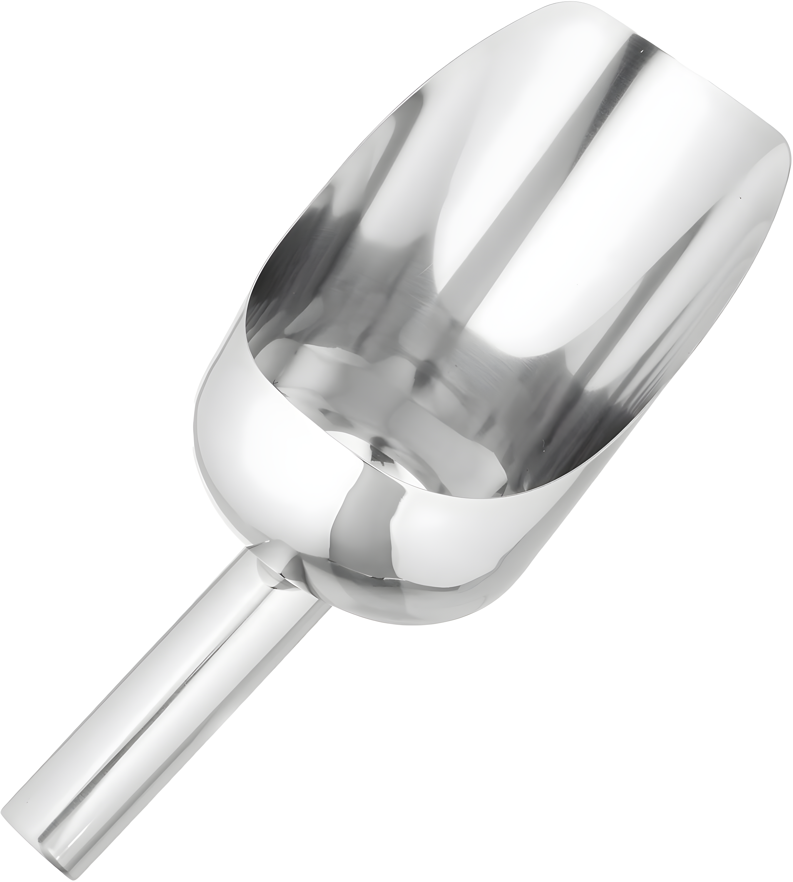 Medium Silver Stainless Steel Utility Scoop