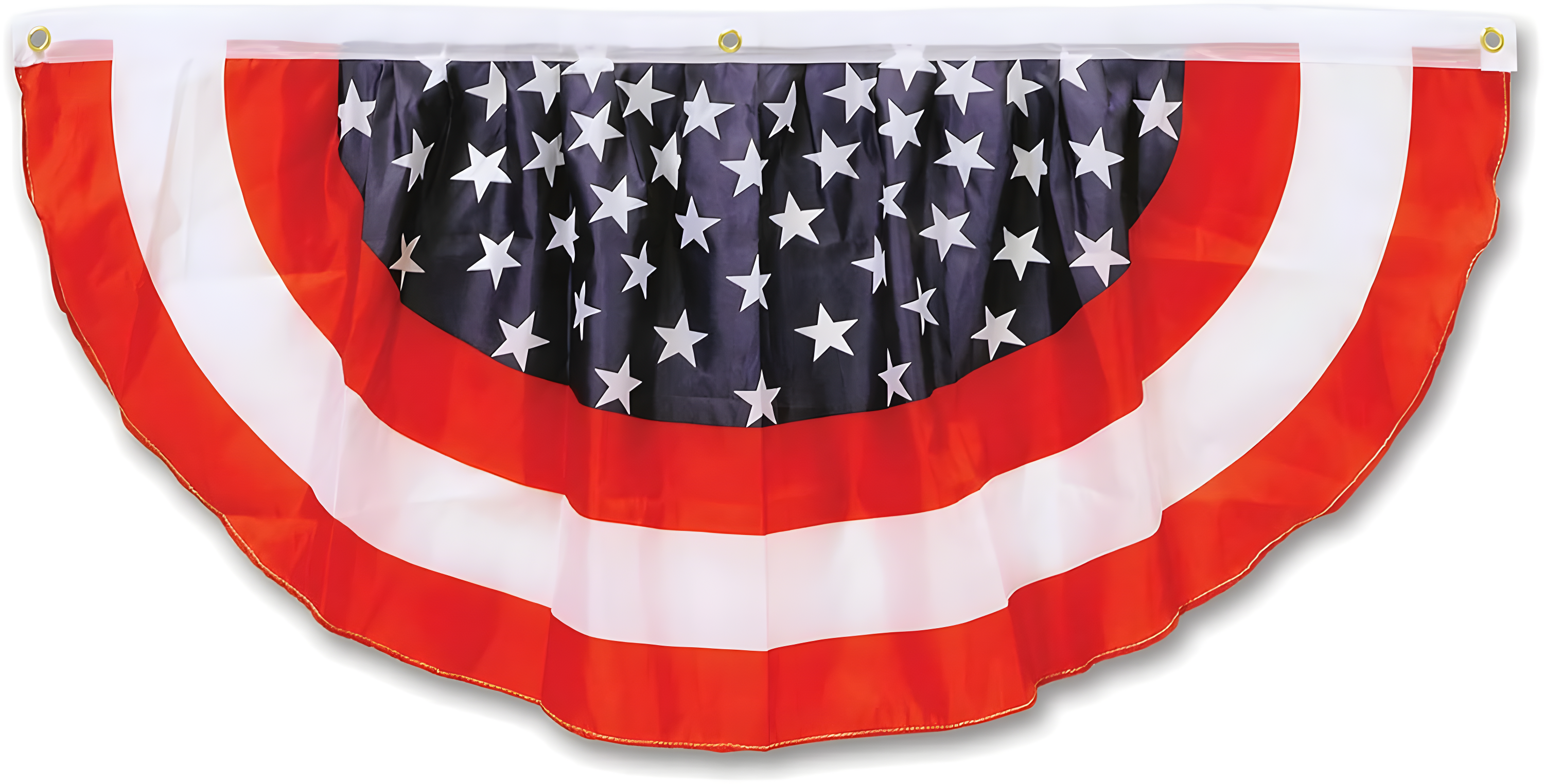 Patriotic Stars and Stripes Polyester Bunting