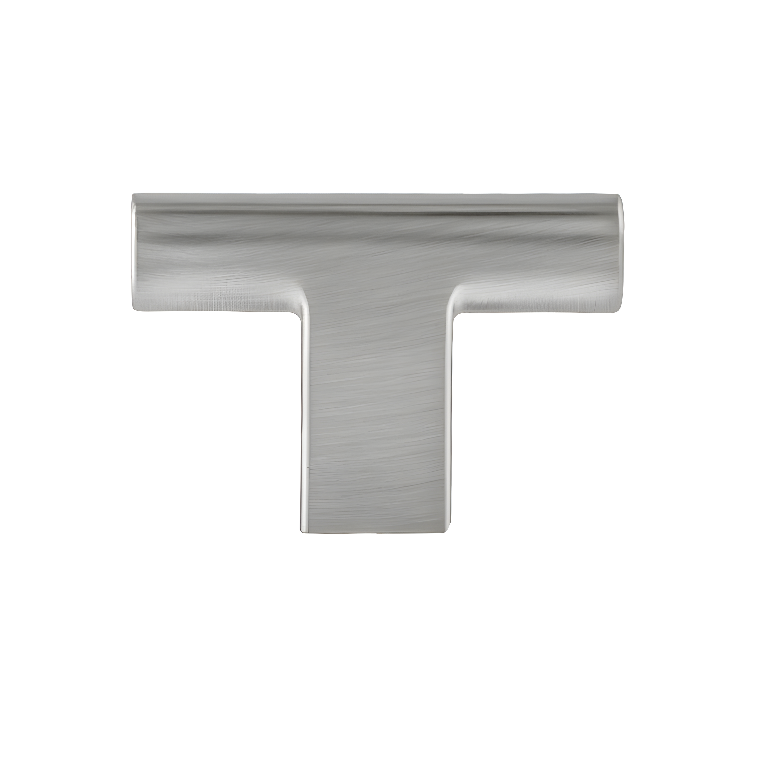 Brushed Nickel 8" T-Handle Cabinet Knob with Mounting Hardware