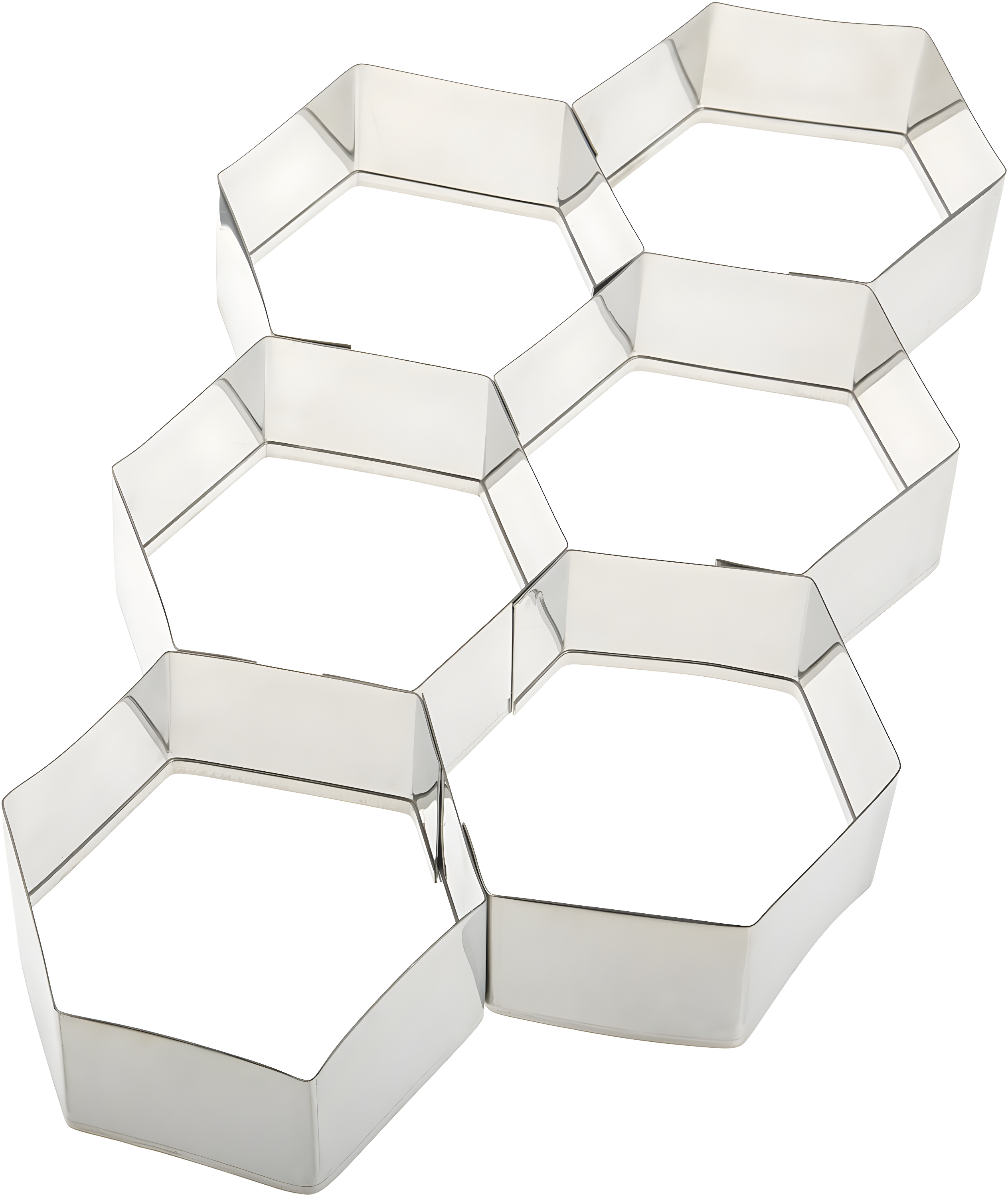 Stainless Steel Hexagonal Multi-Form Cookie Cutter