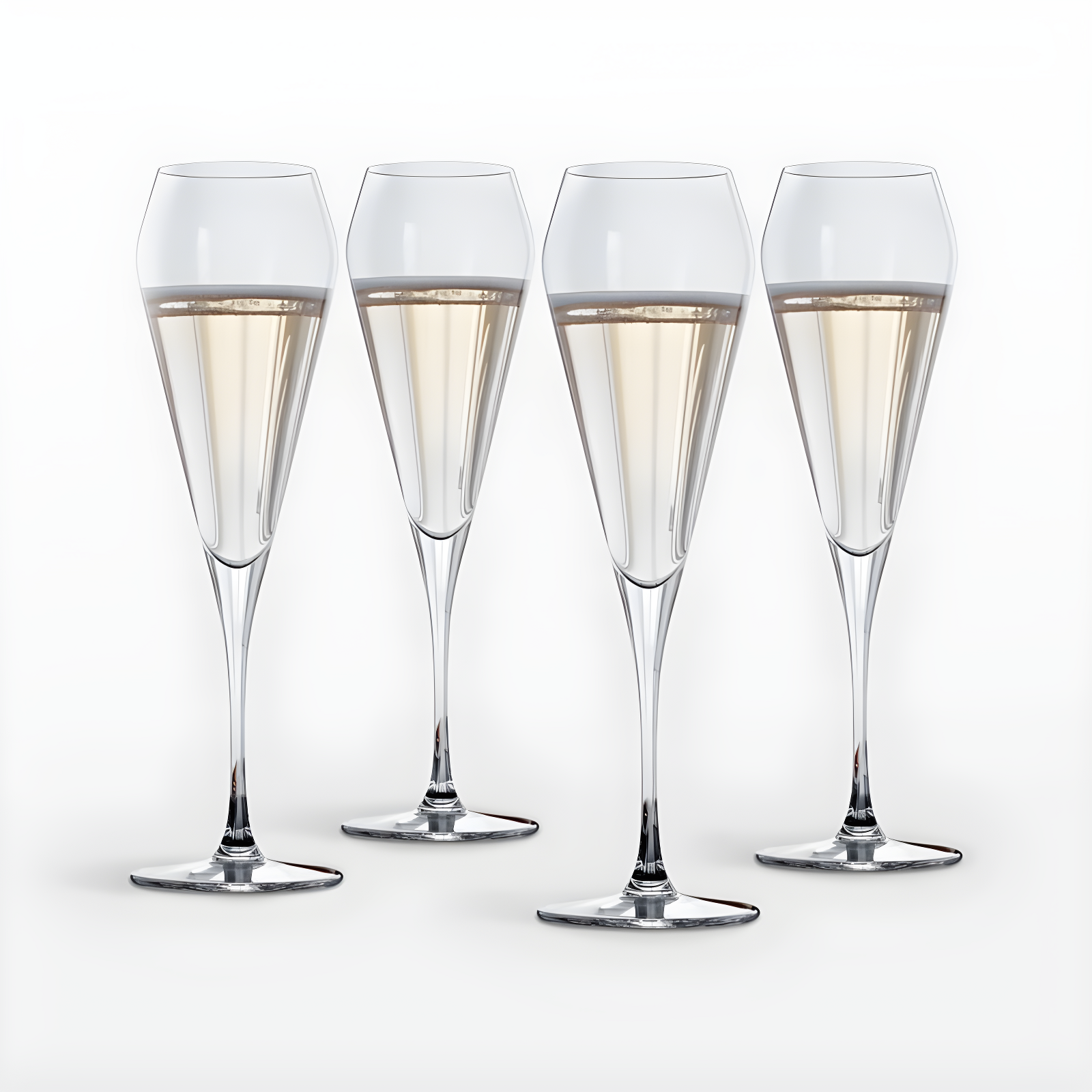 Spiegelau Willsberger Clear Crystal Champagne Flute Set of 4