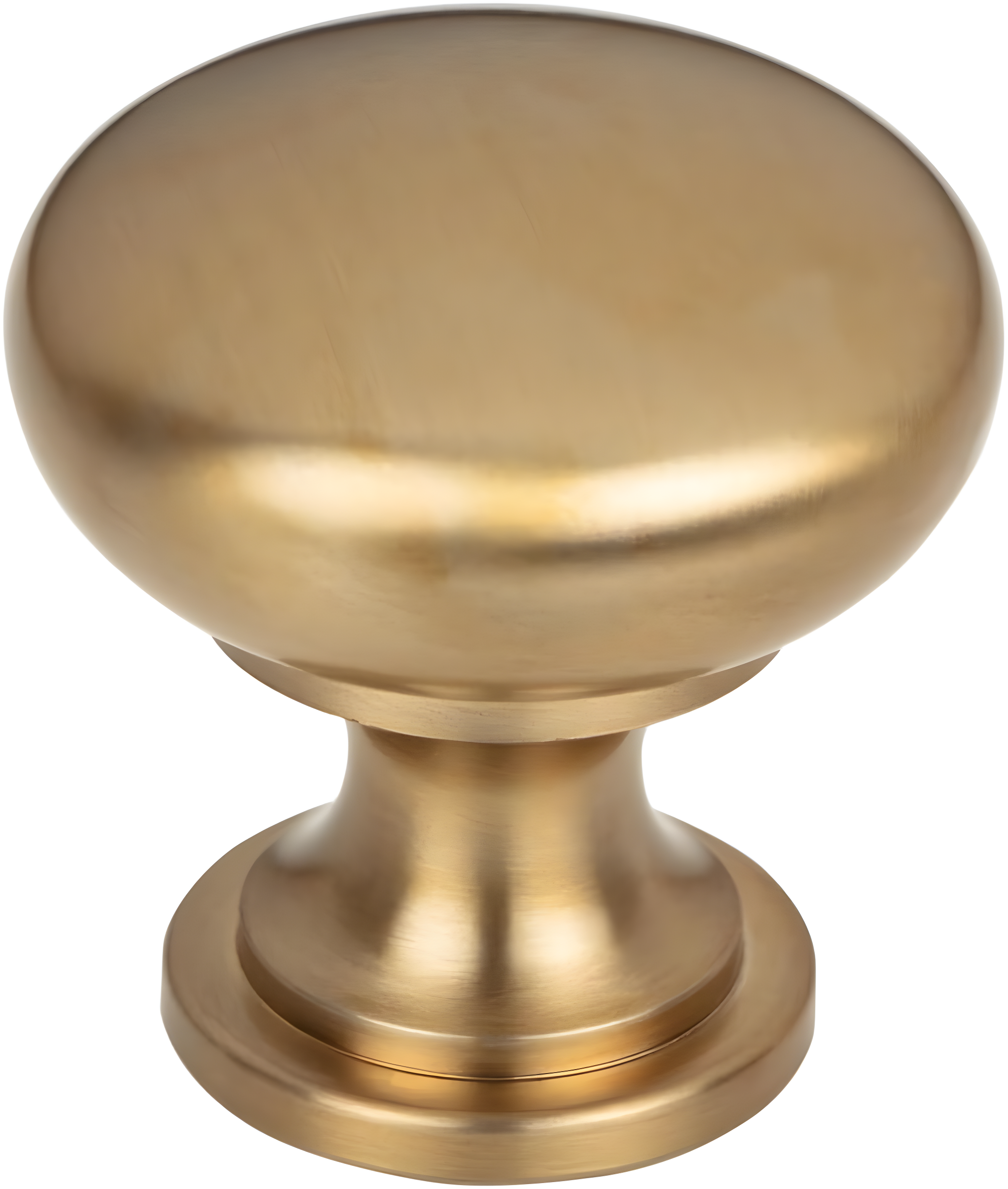 Honey Bronze Round Traditional Cabinet Knob with Mounting Hardware