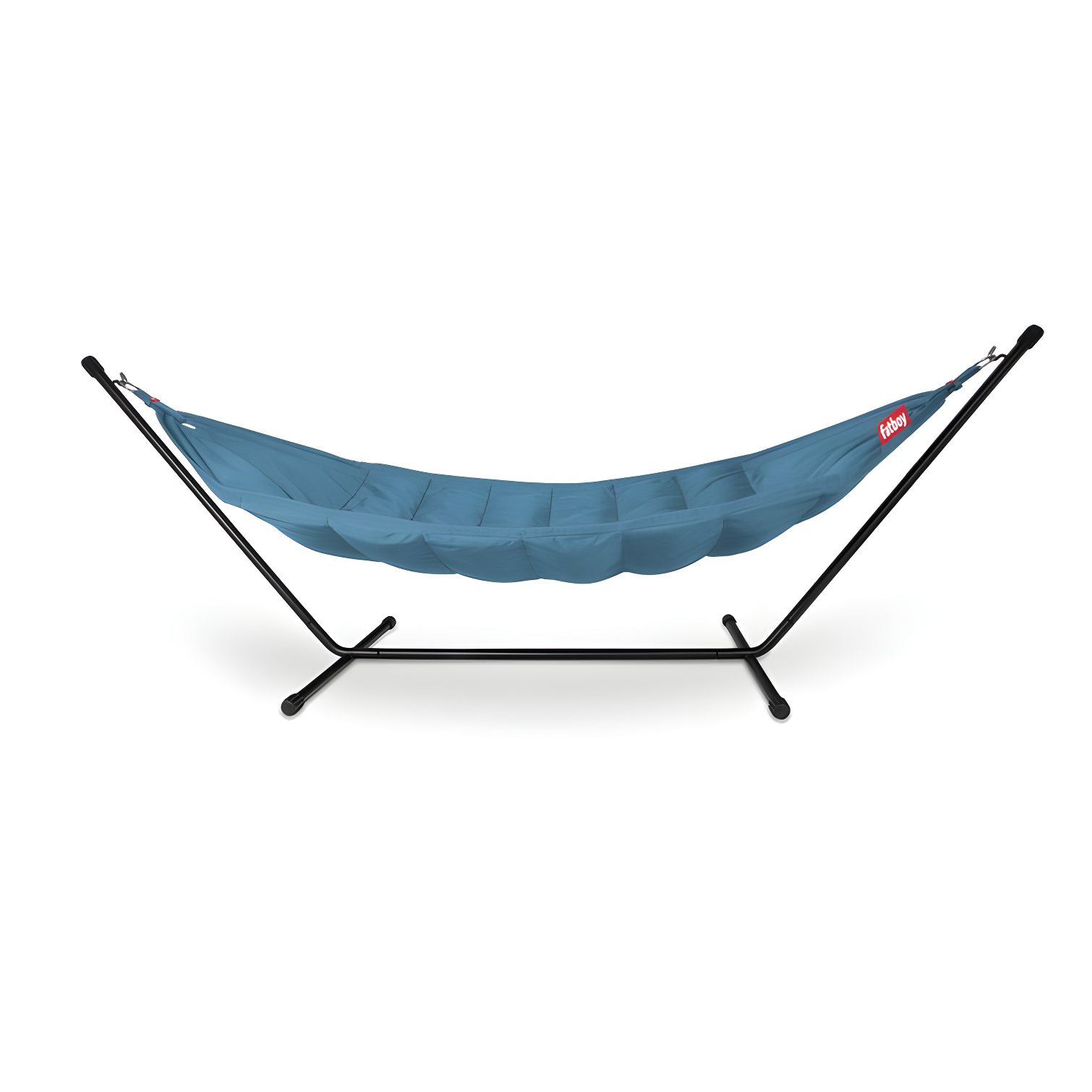 Headdemocks Deluxe Jeans Light Blue Polyester Hammock with Metal Stand