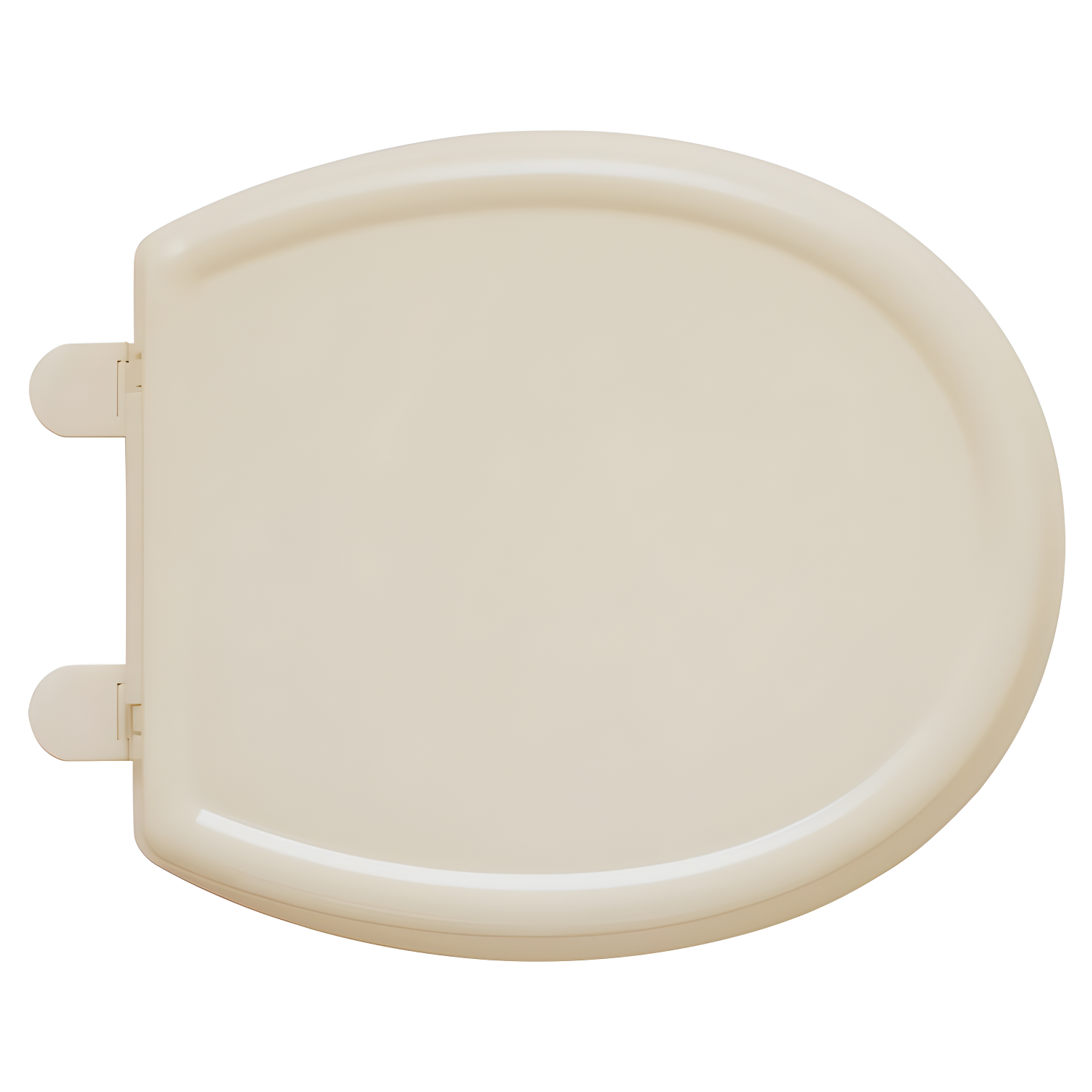 Bone Plastic Round Slow Close Toilet Seat with Lid