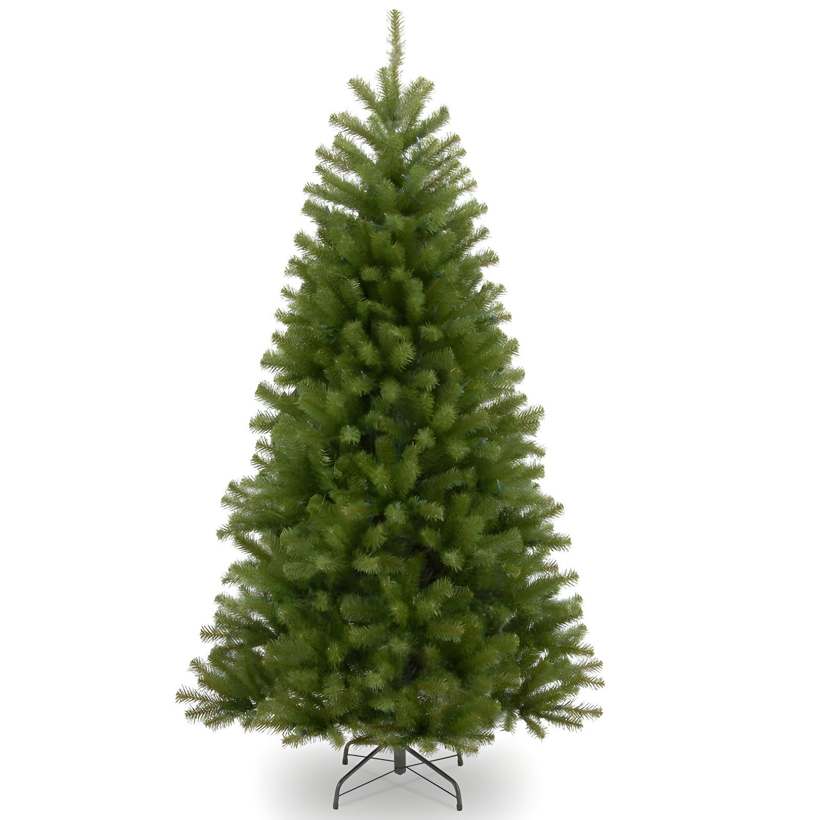 6-Foot Green Spruce Artificial Christmas Tree with Metal Stand