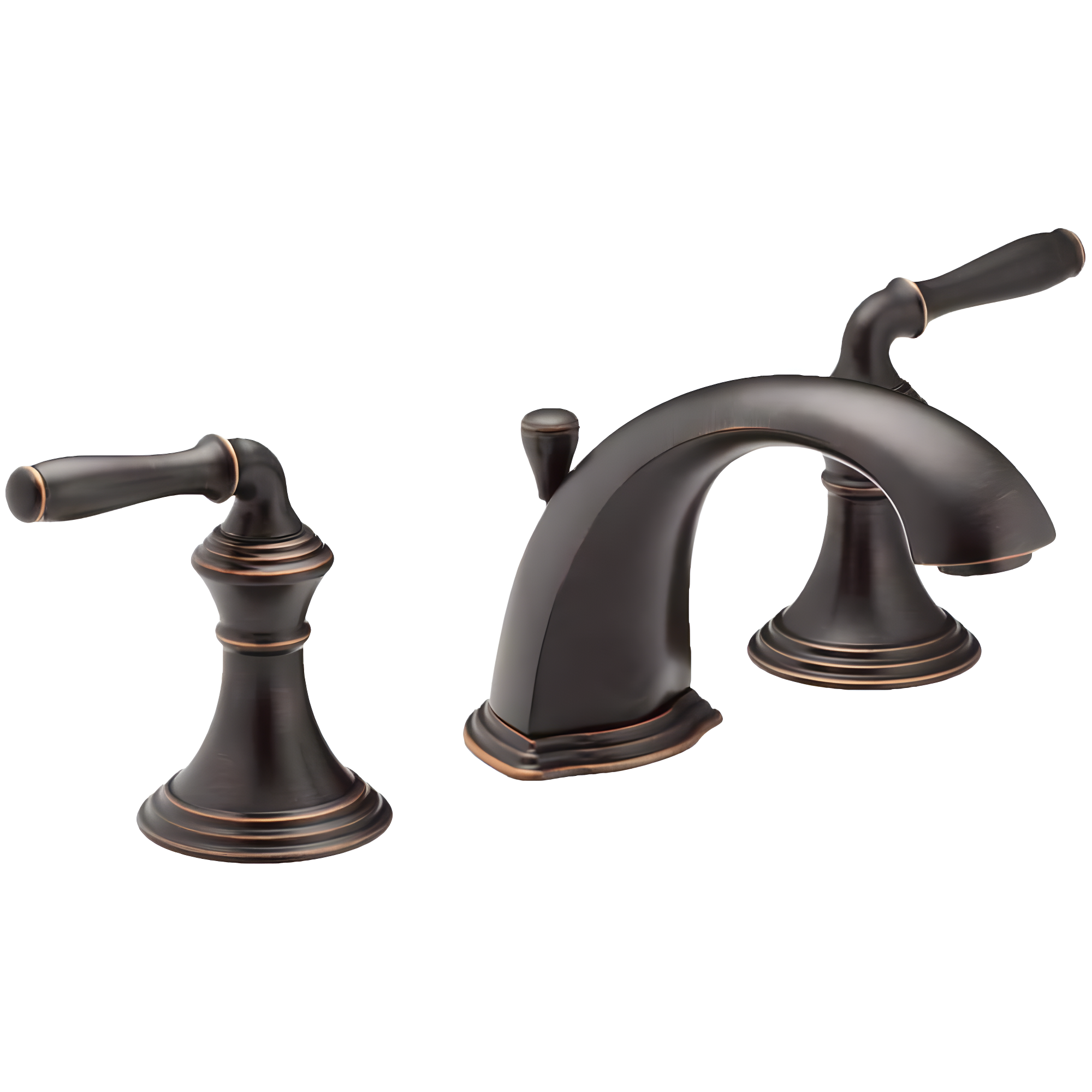 Oil-Rubbed Bronze Widespread Bathroom Sink Faucet