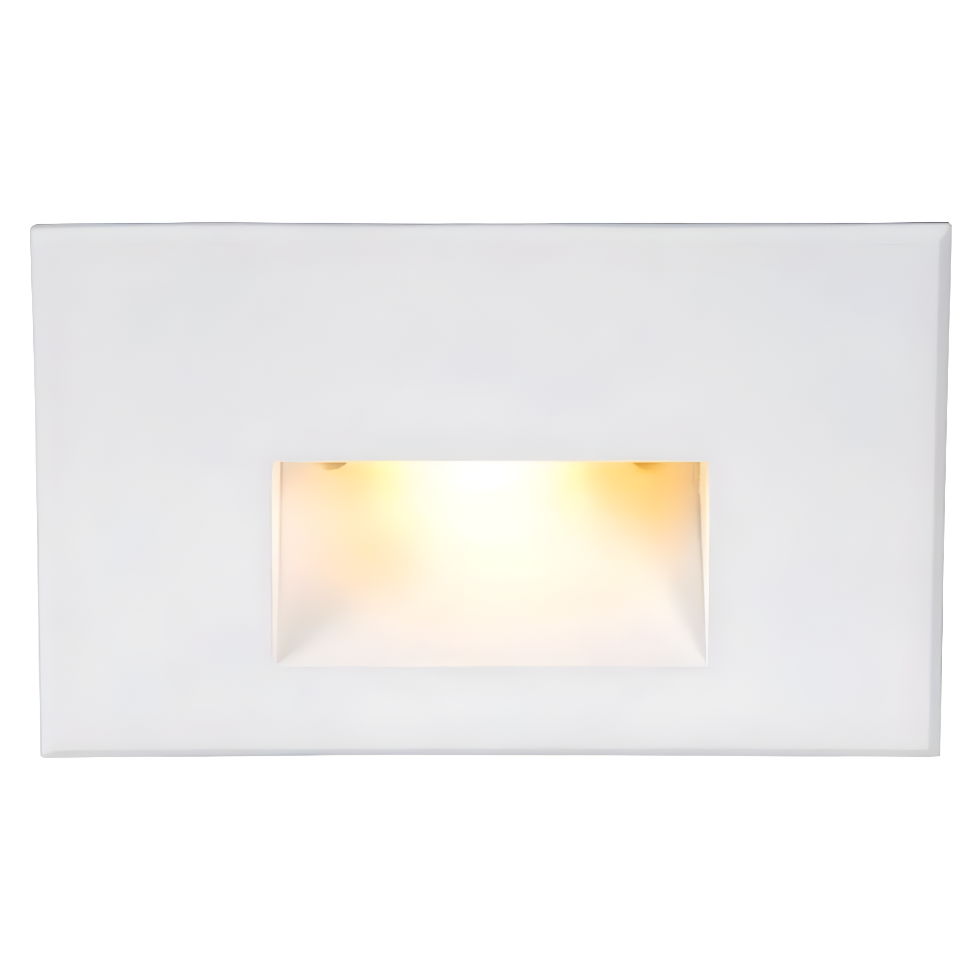 Dimmable Coastal Bronze LED Step and Wall Light in White