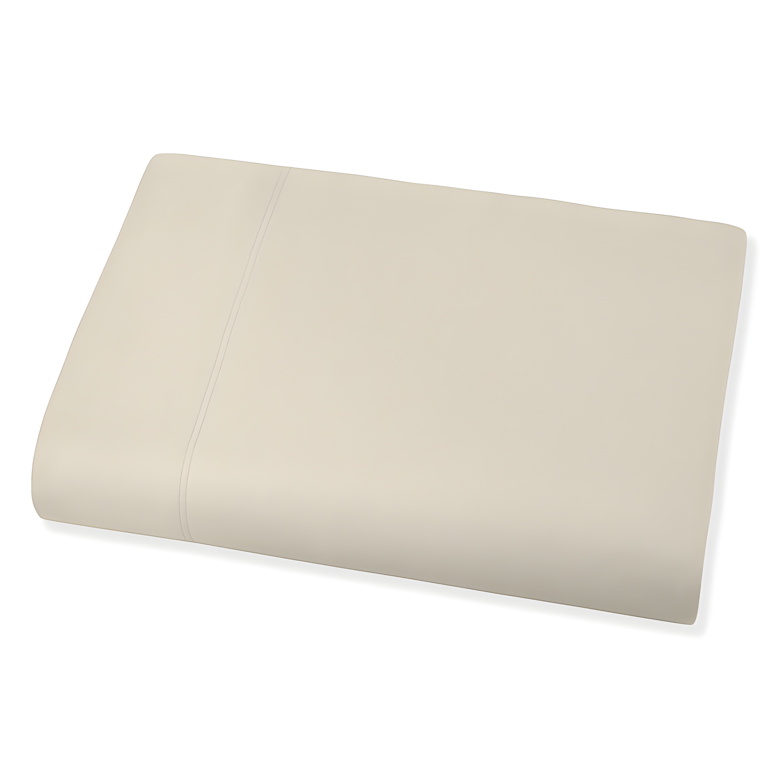 Ivory Queen Cotton Percale Flat Sheet Set