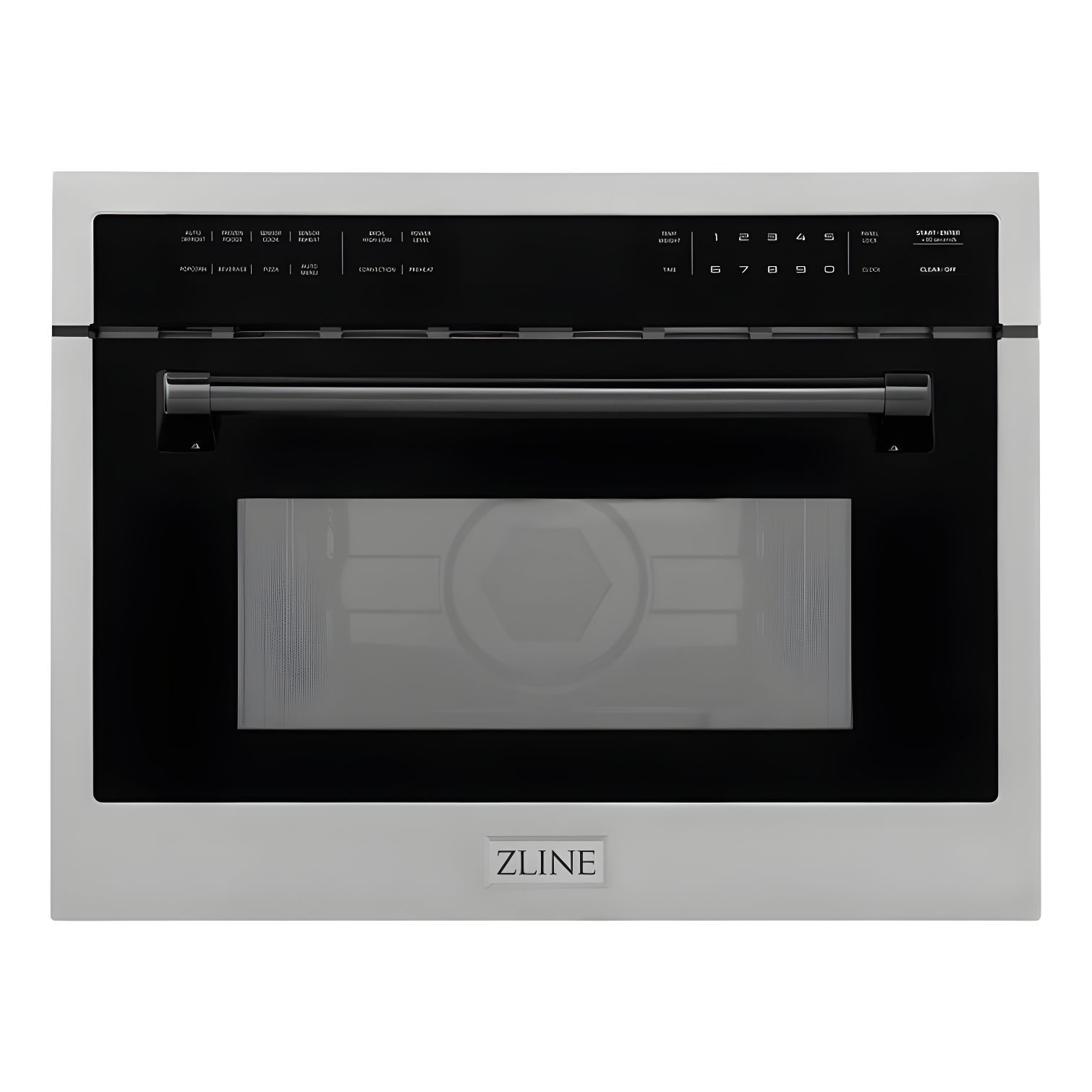 24" Stainless Steel and Matte Black Convection Microwave Oven