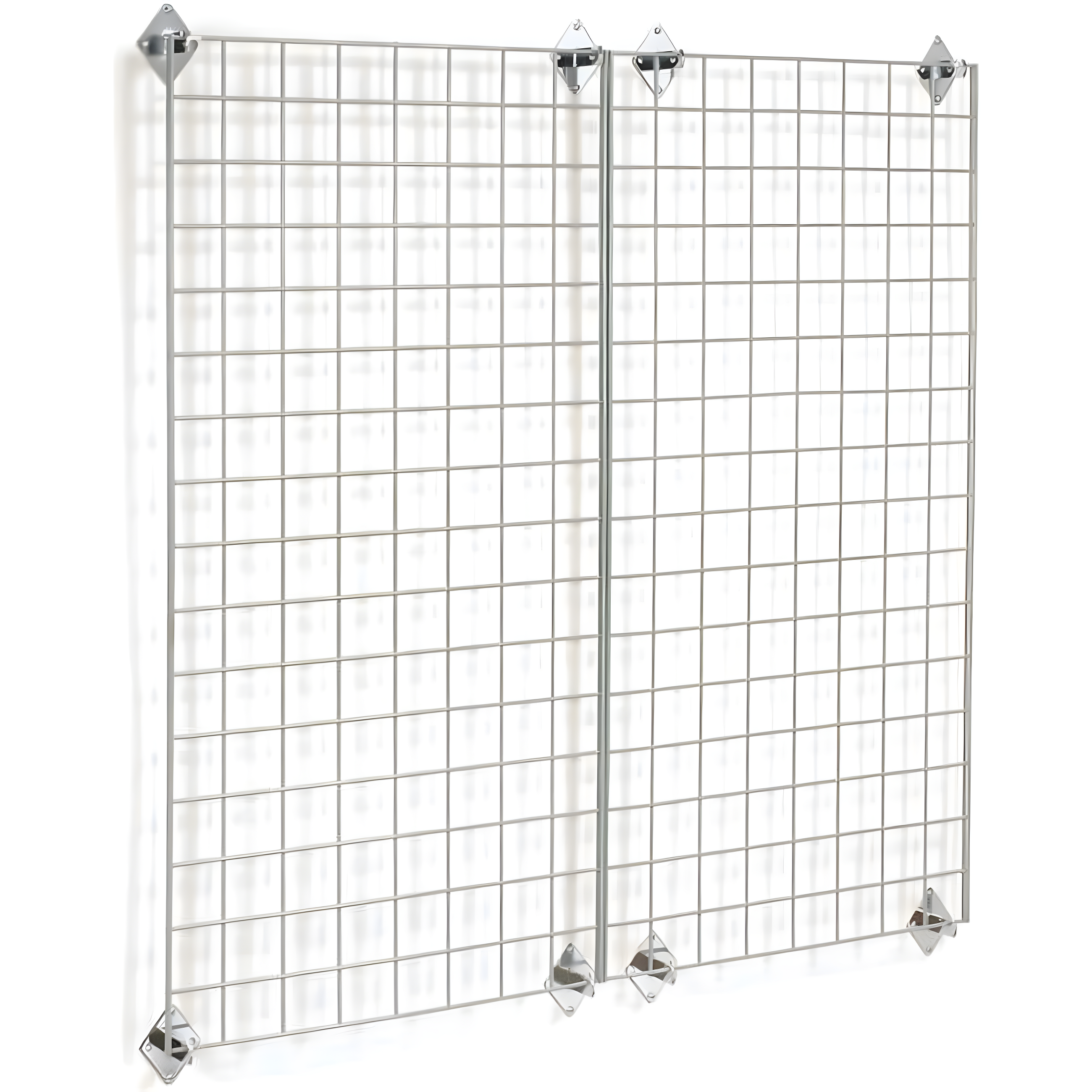 Poly-Green 48" Wire Grid Panel with Wall Mount Hook