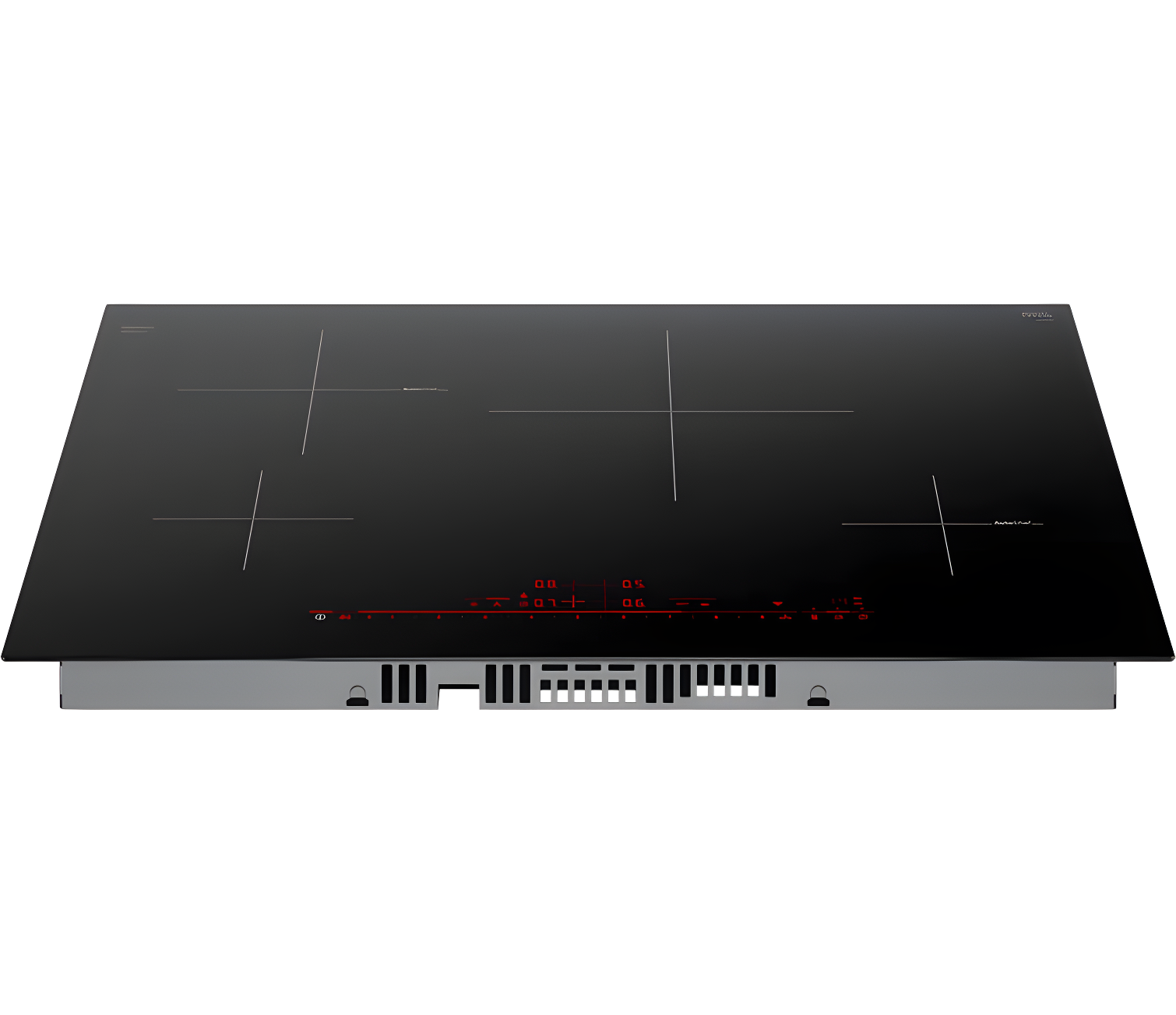 30" Black Stainless Steel 4-Burner Induction Cooktop