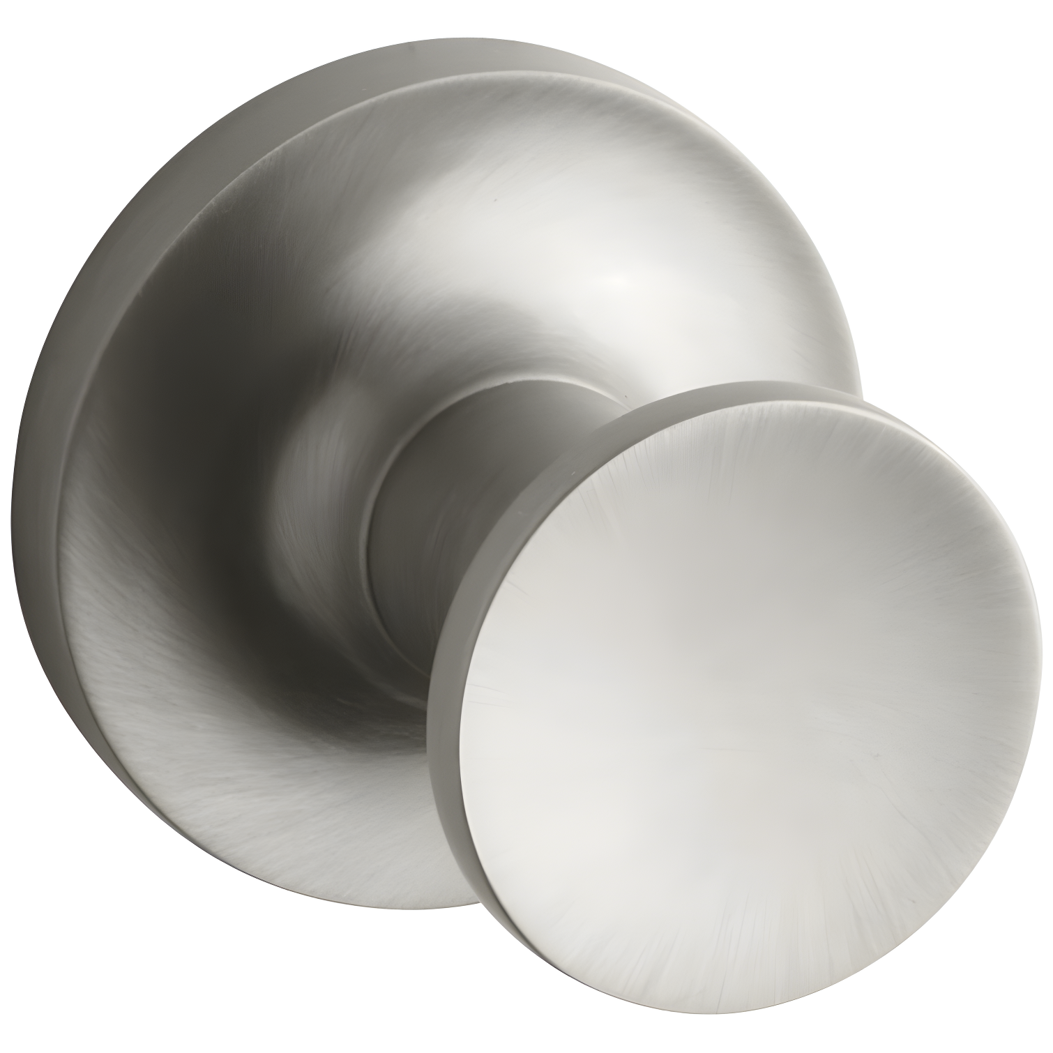 Vibrant Brushed Nickel Wall Mounted Robe Hook