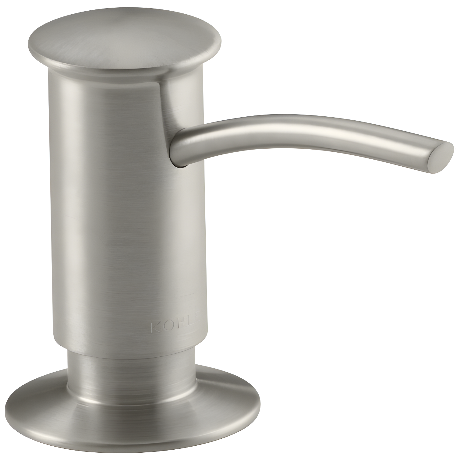 Vibrant Brushed Nickel Brass Soap and Lotion Dispenser