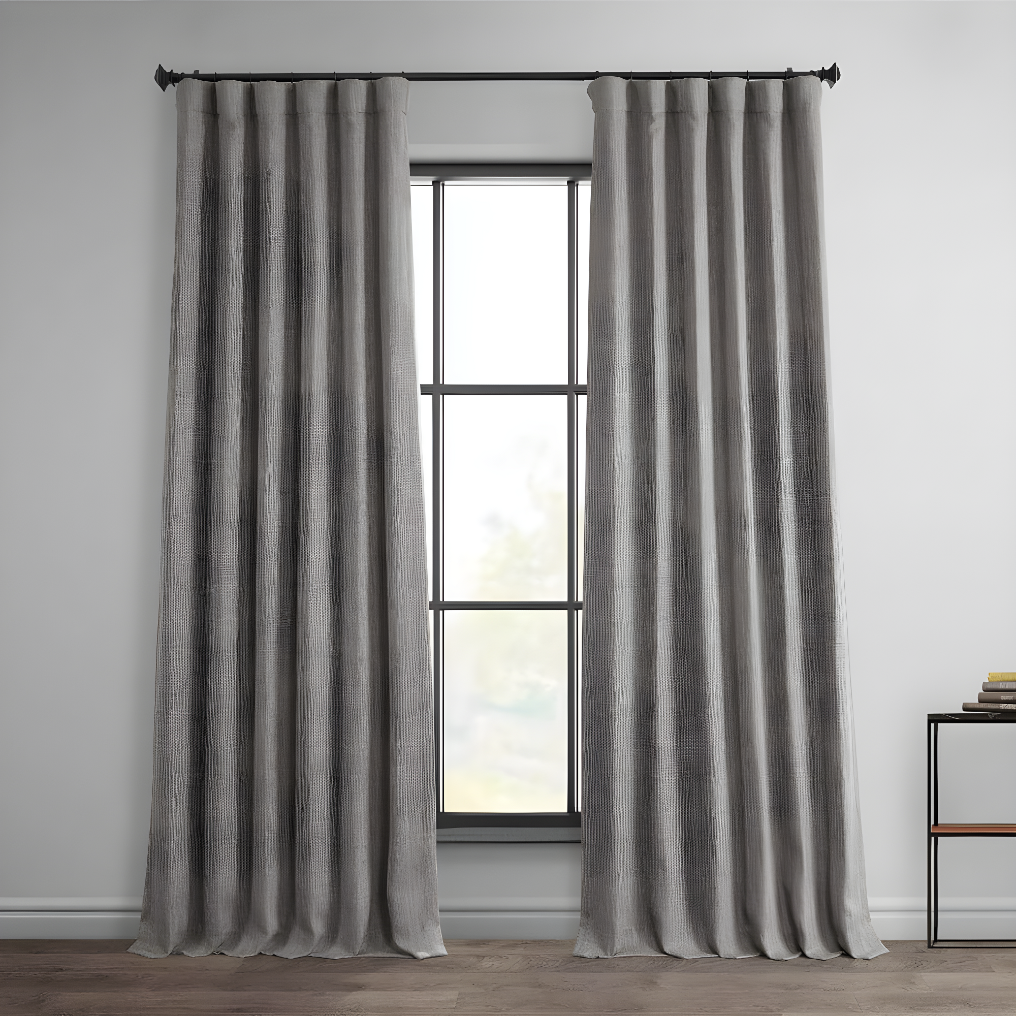 Clay Faux Linen Blackout Curtains 50" x 120"