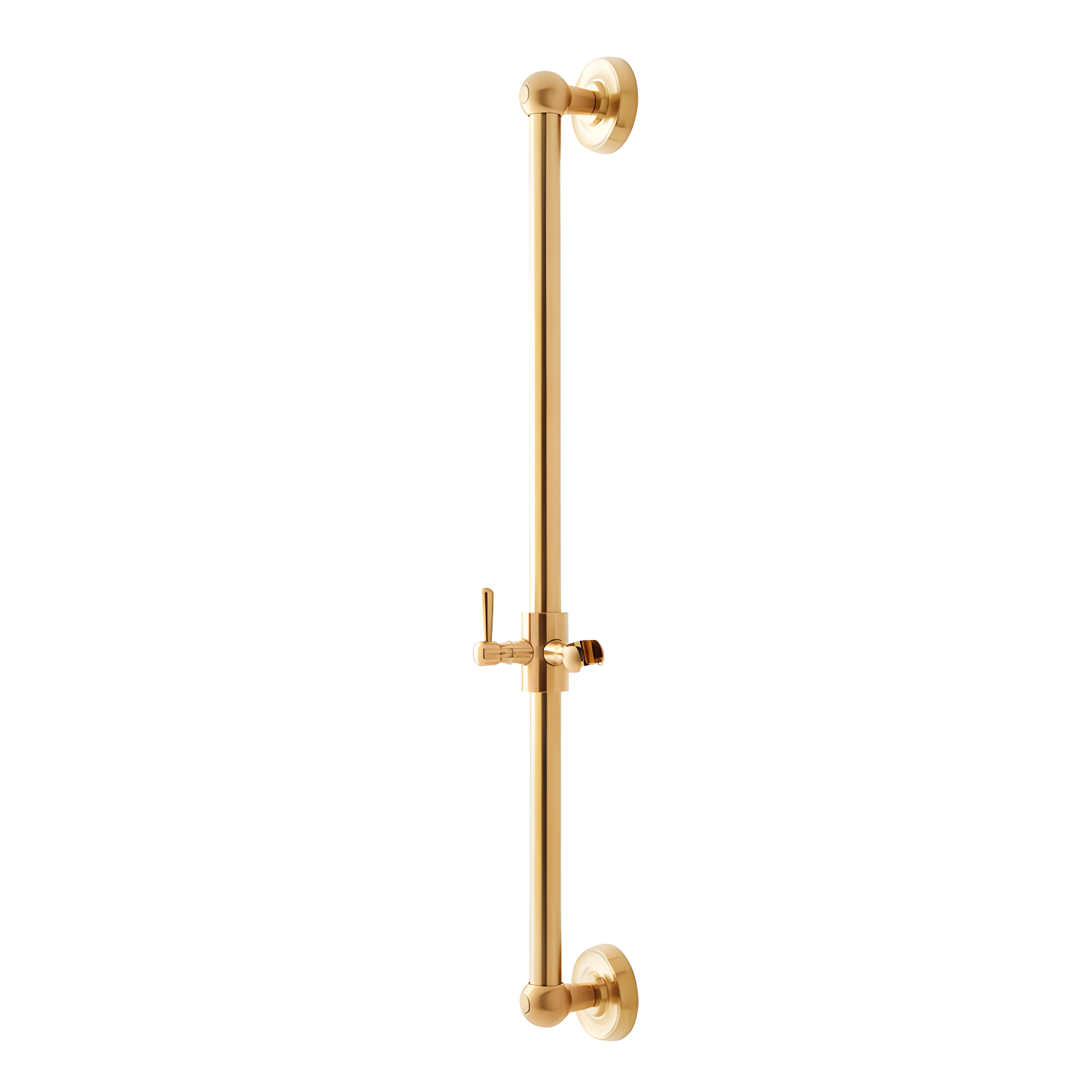 Brushed Gold 30" Traditional Wall-Mounted Hand Shower Slide Bar