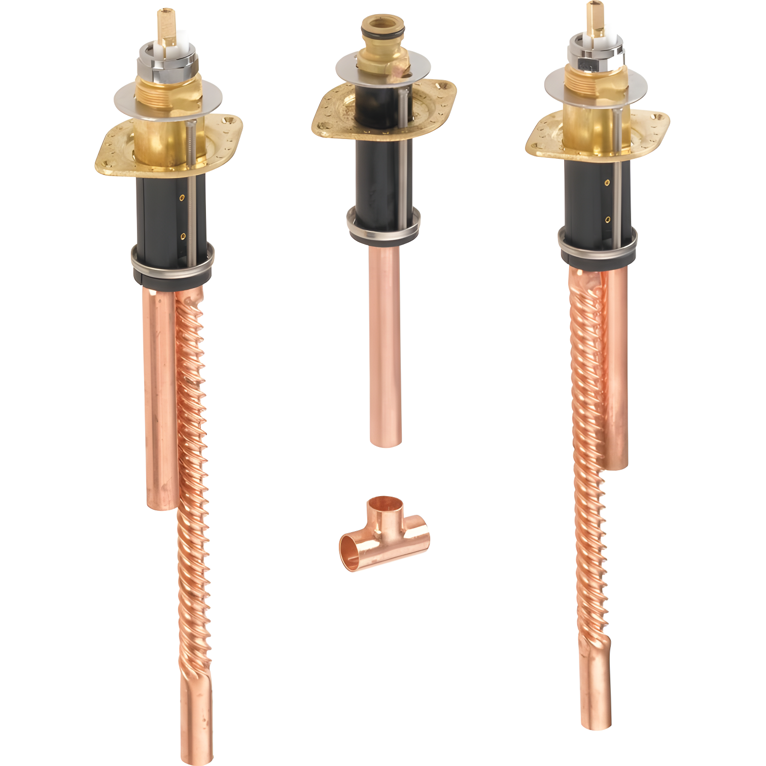 Delta 3-Hole Copper and Brass Roman Tub Valve