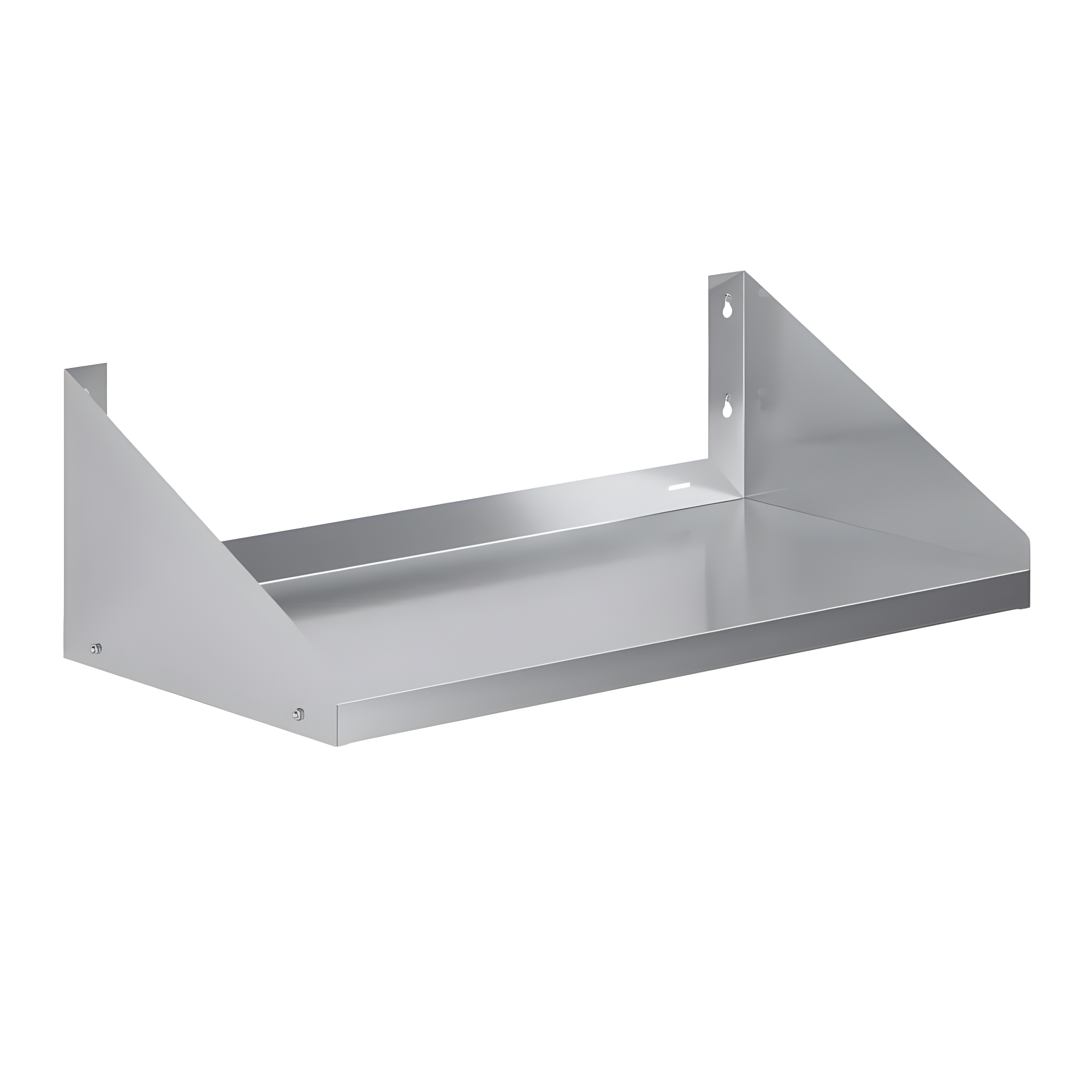 Amgood 36" Stainless Steel Floating Kitchen Microwave Shelf