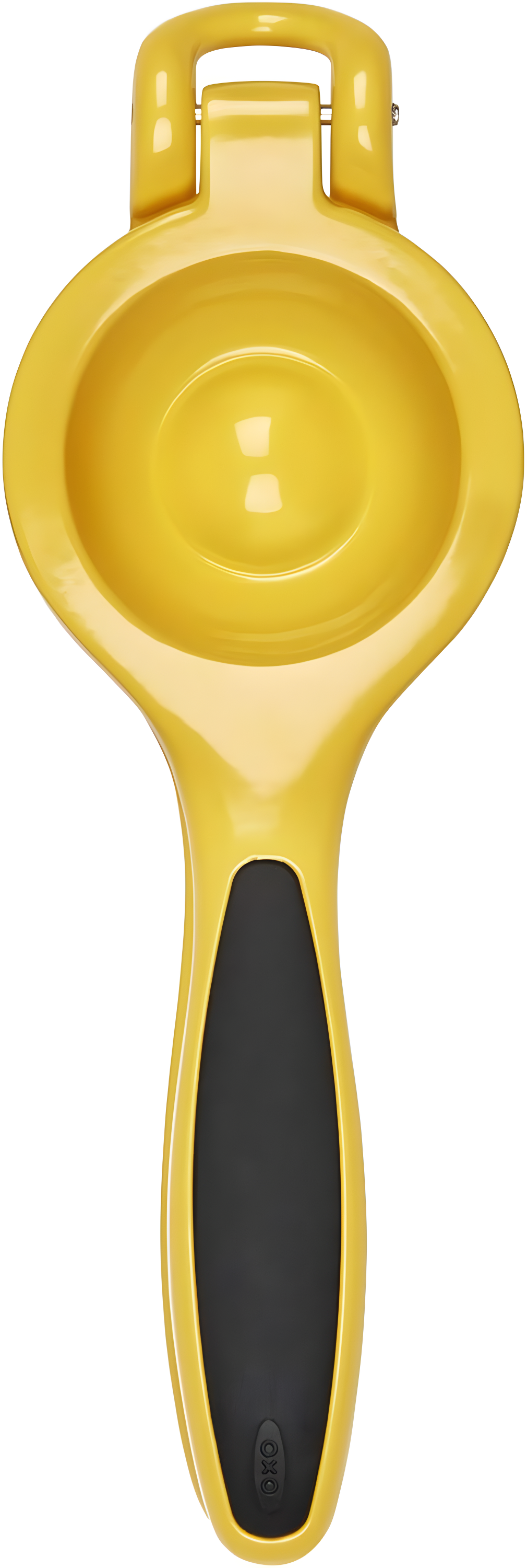 Yellow Plastic Manual Citrus Squeezer with Non-Slip Handle