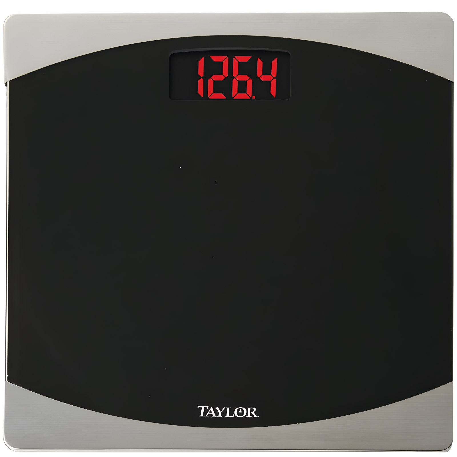 Black and Stainless Steel Digital Bathroom Scale