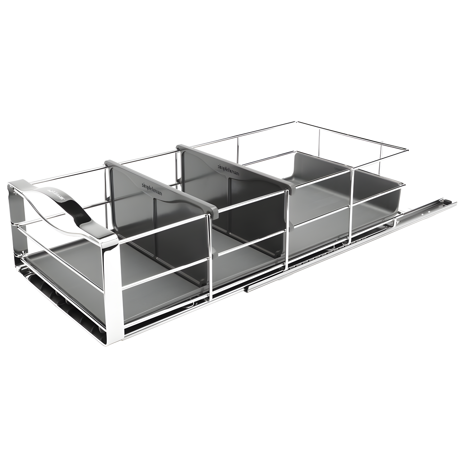 9-Inch Stainless Steel Pull-Out Kitchen Cabinet Organizer