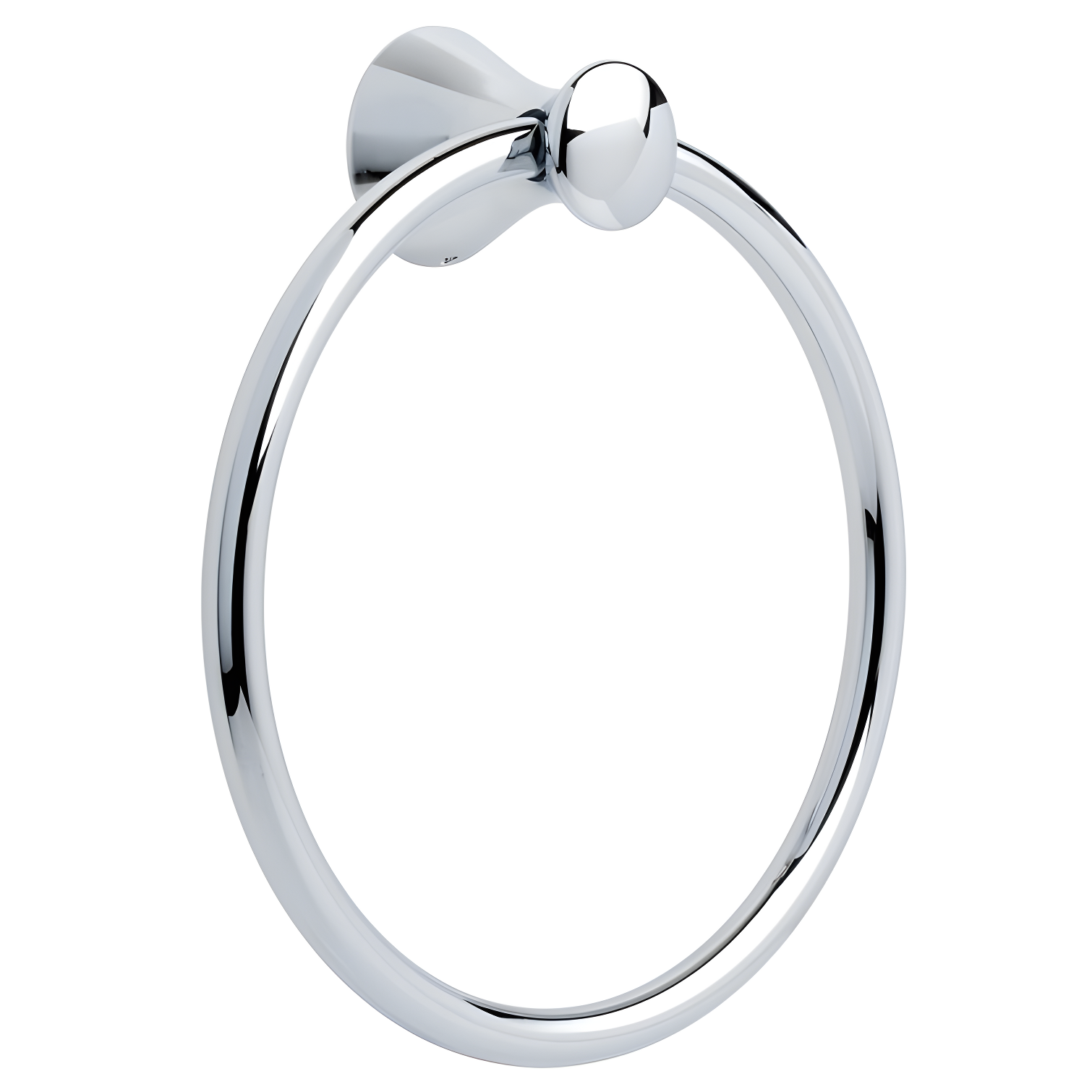 Polished Chrome Wall Mounted Round Towel Ring