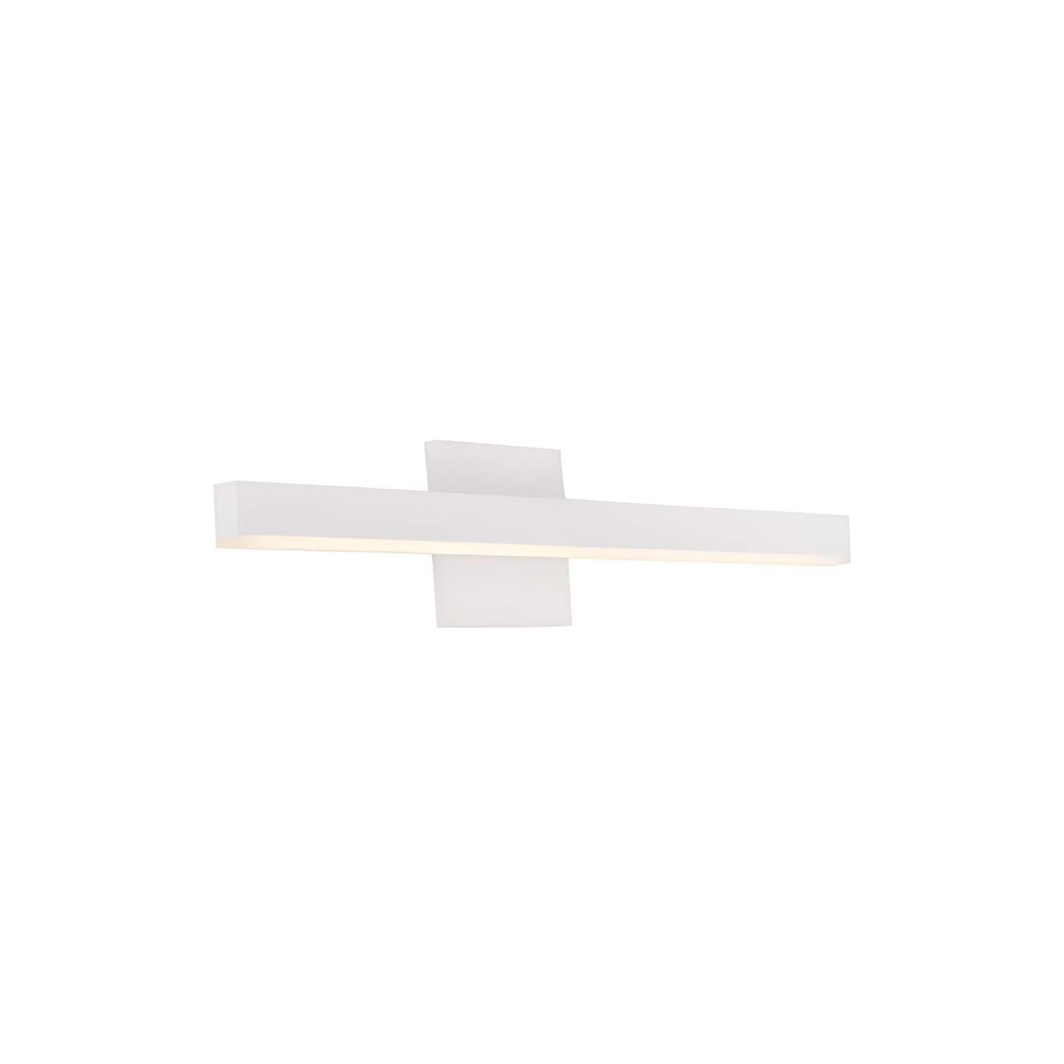 White Aluminum 23" Dimmable LED Bath Bar