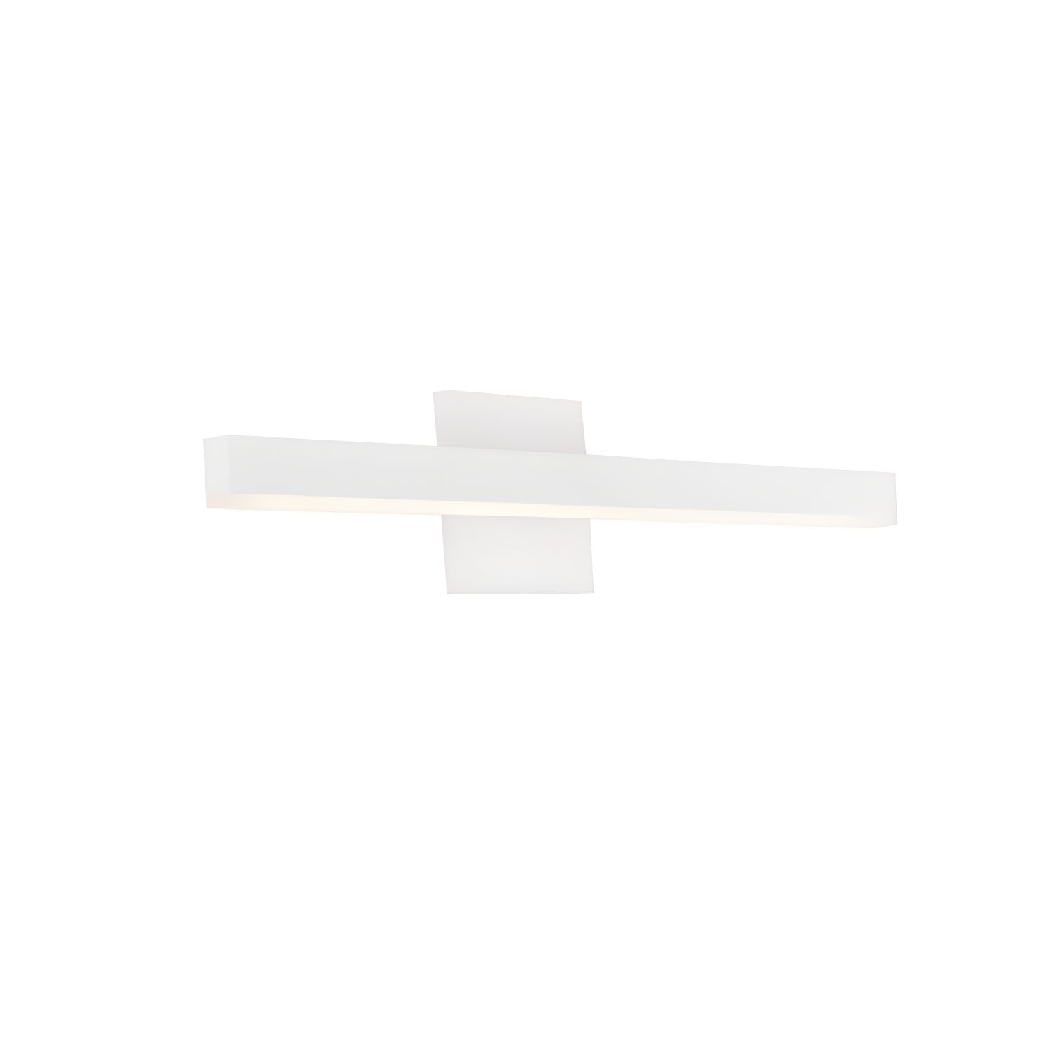 White Aluminum 23" Dimmable LED Bath Bar