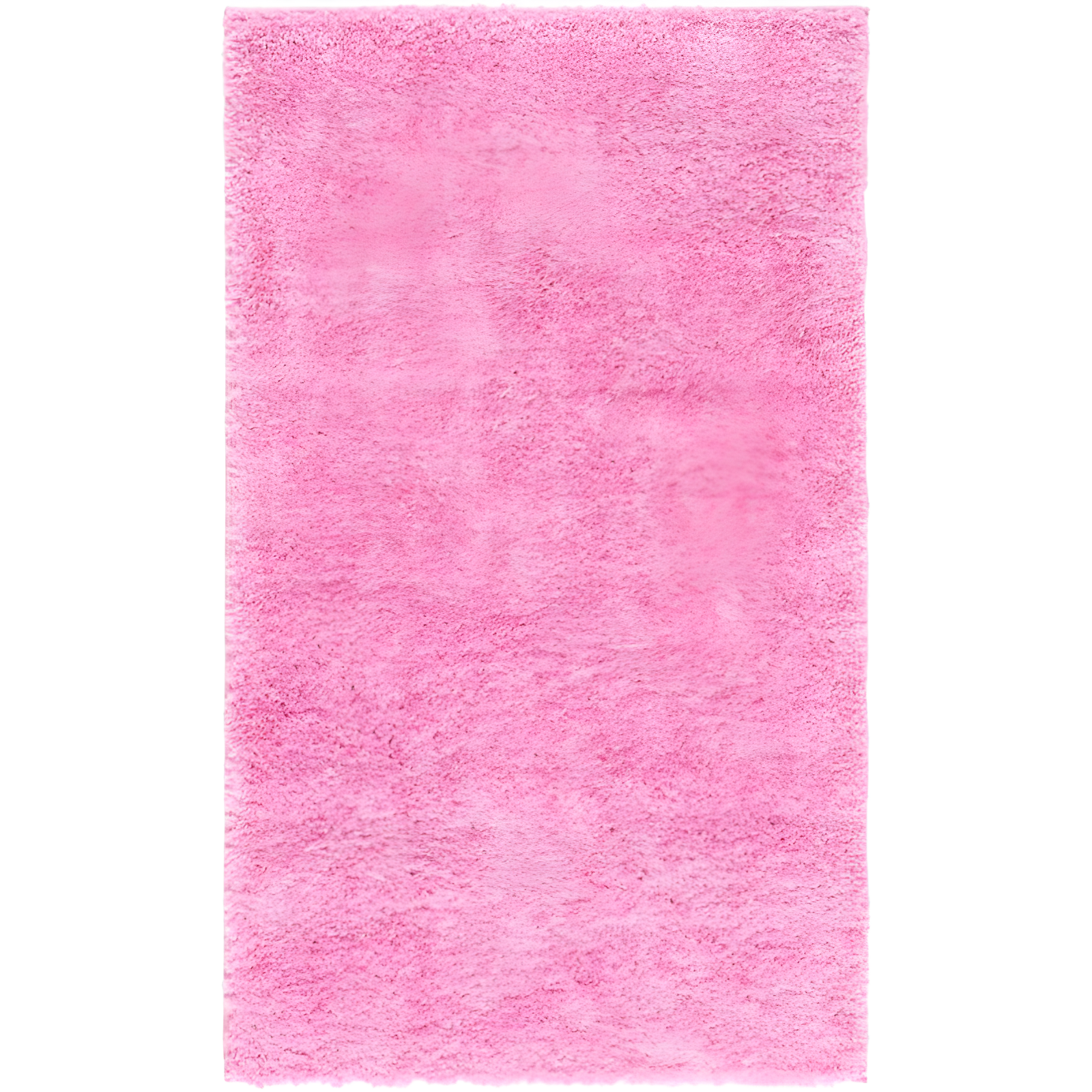 August Pink 4' x 6' Shag Synthetic Area Rug