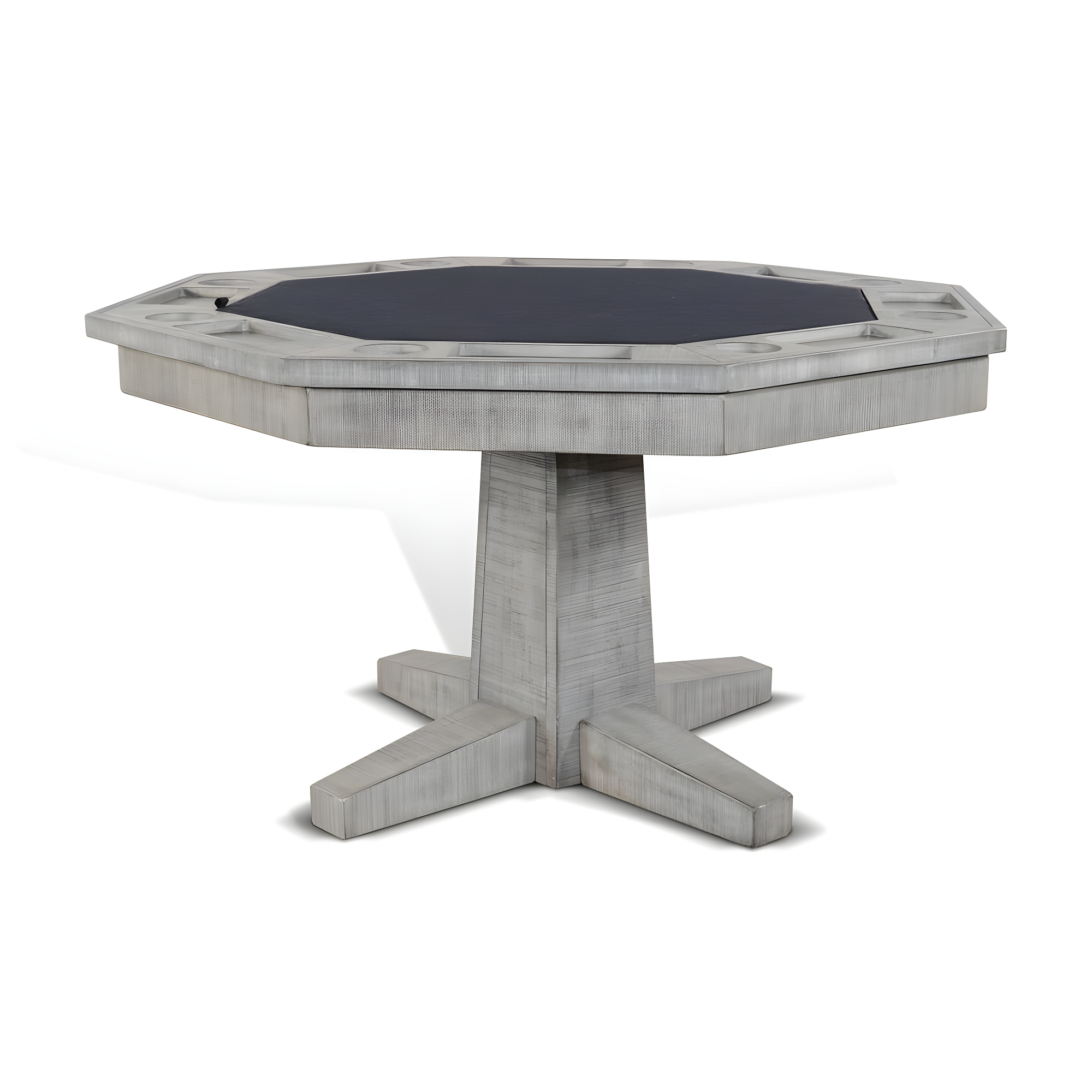 Alpine Gray Mahogany Reversible Game and Dining Table