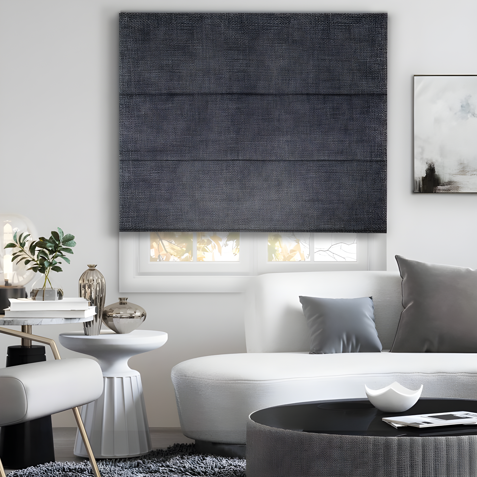 Lexington Pebble Blackout Cordless Roman Shade 23" x 72"