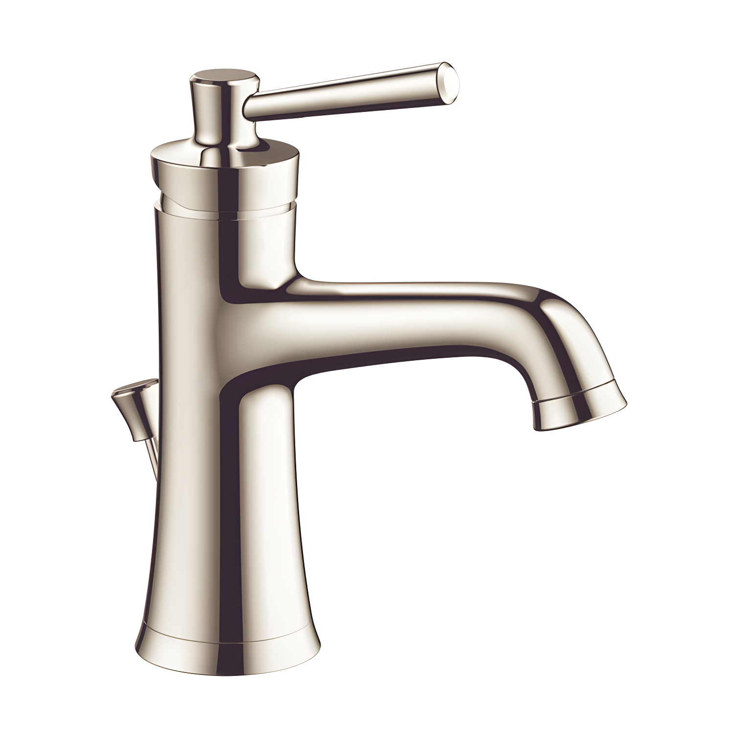 Joleena Polished Nickel Single Hole Bathroom Faucet