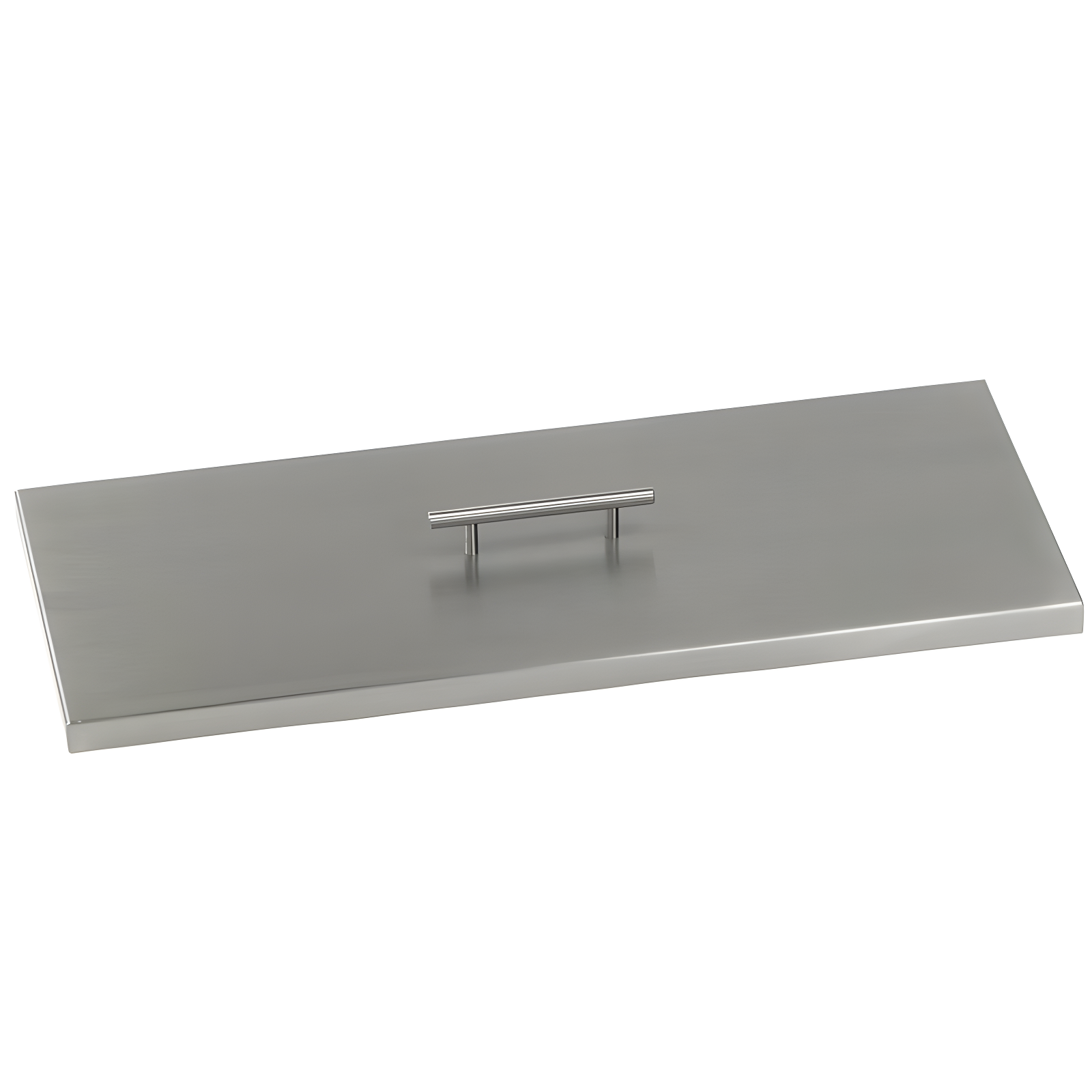 27-Inch Stainless Steel Rectangular Fire Pit Pan Cover