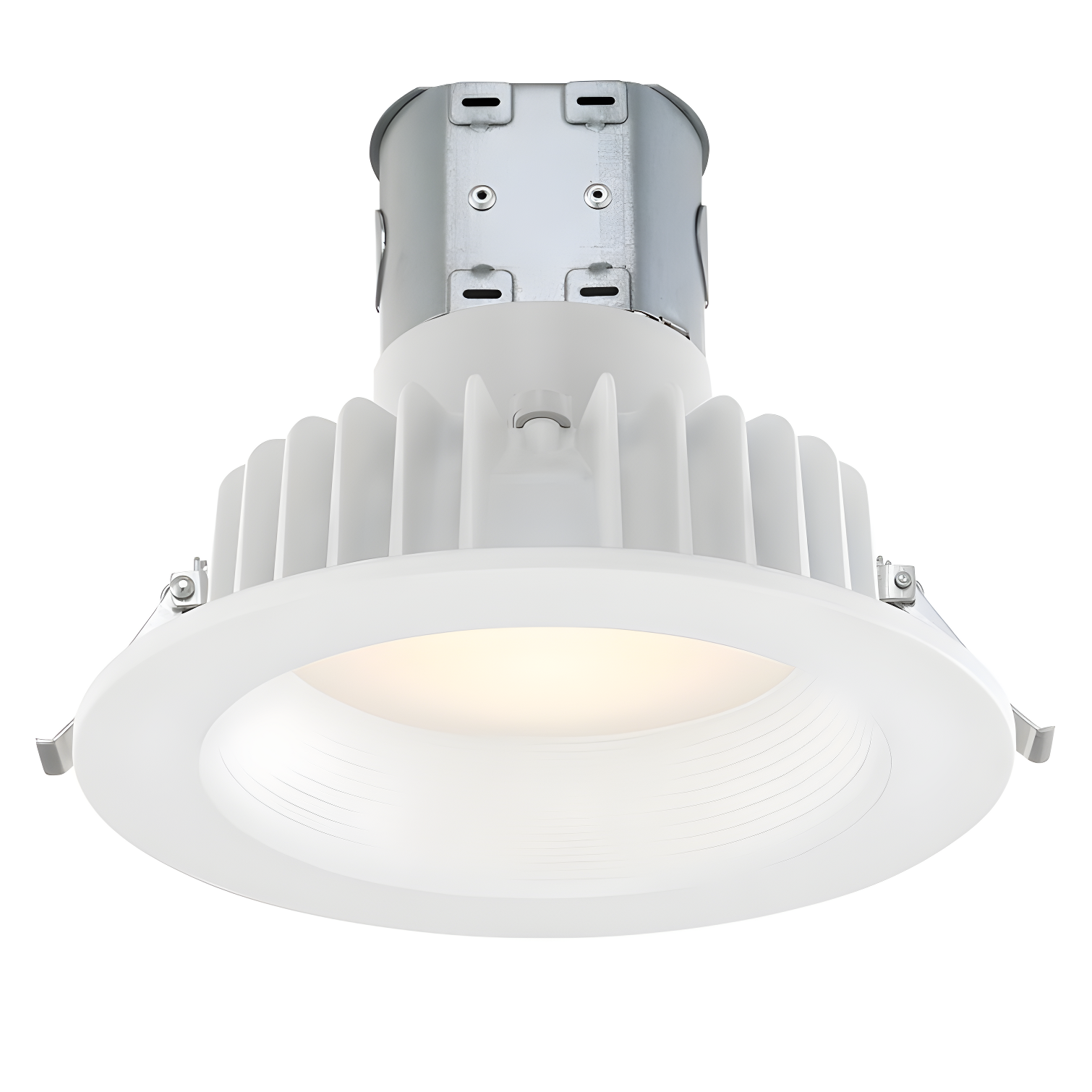 White Aluminum 6'' Dimmable Recessed Lighting Kit