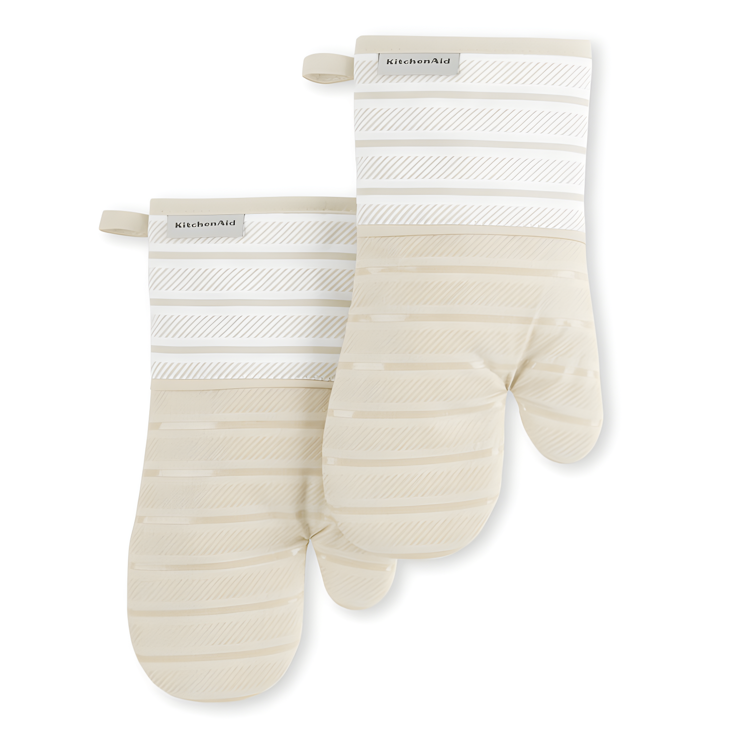 Milkshake Silicone Heat-Resistant Oven Mitts, 2-Piece Set