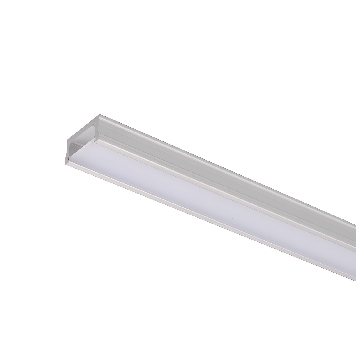 Sleek 60-Inch Aluminum LED Bathroom Light Channel